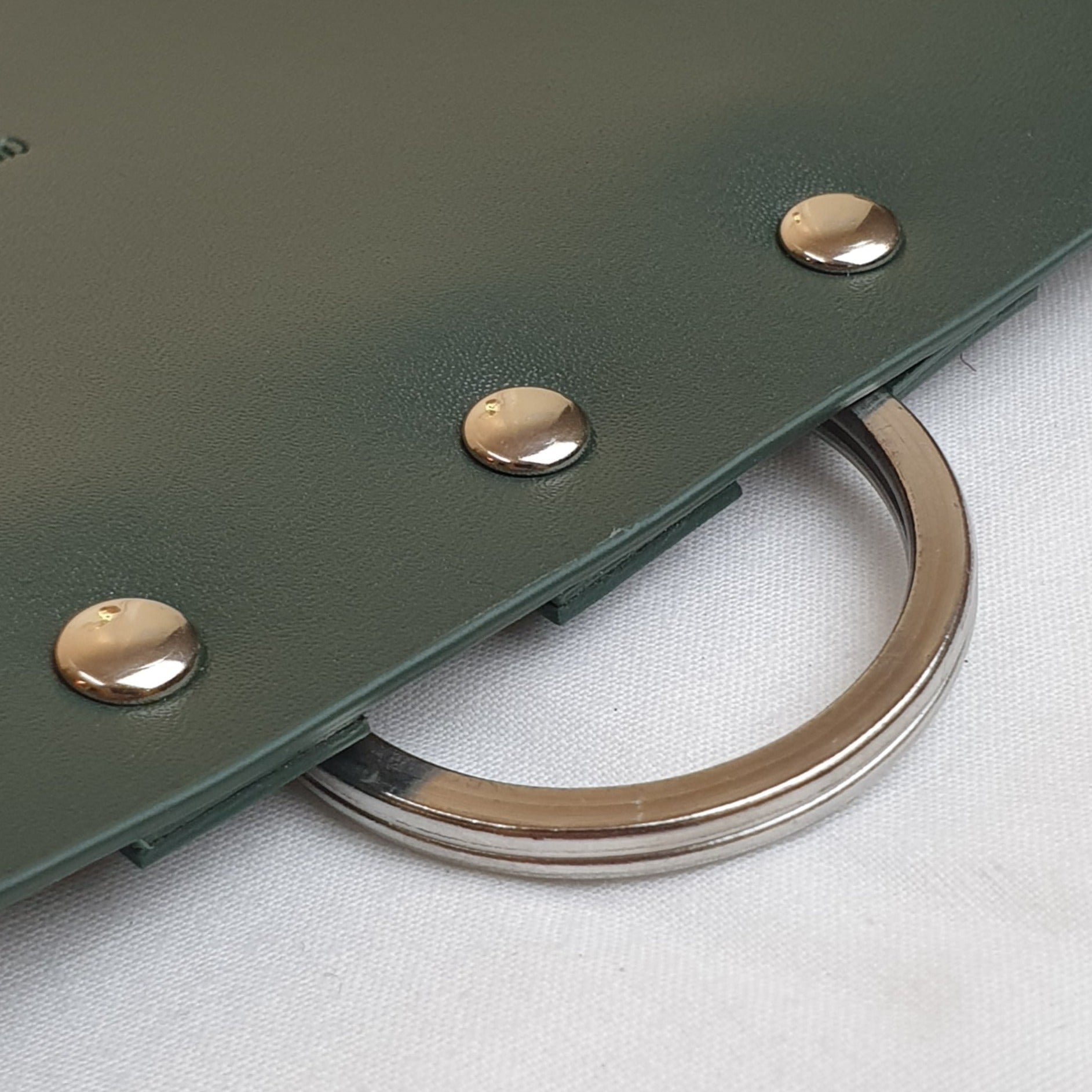 Large Key Case in Forest Green