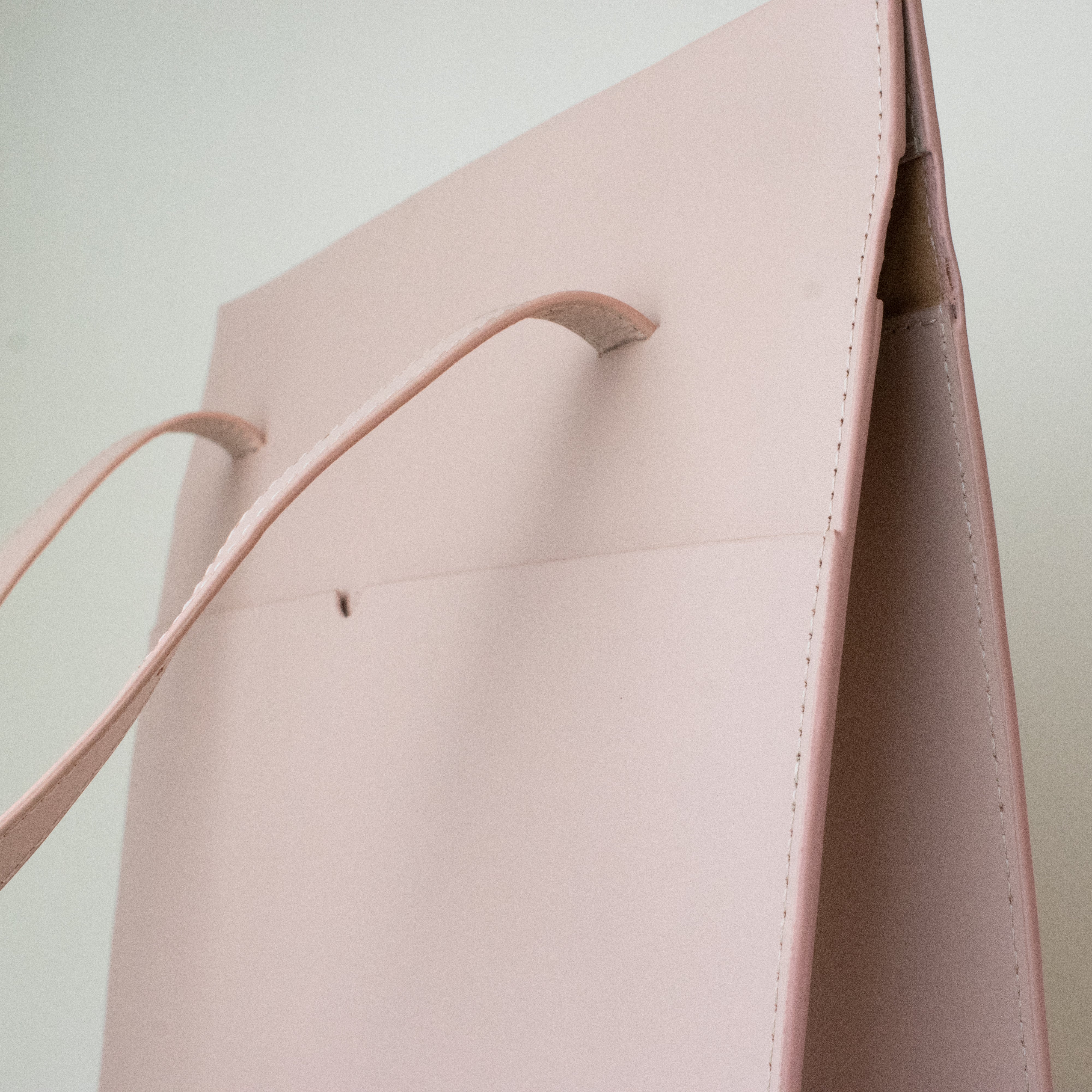 Adjustable Tote Bag in Nude Pink