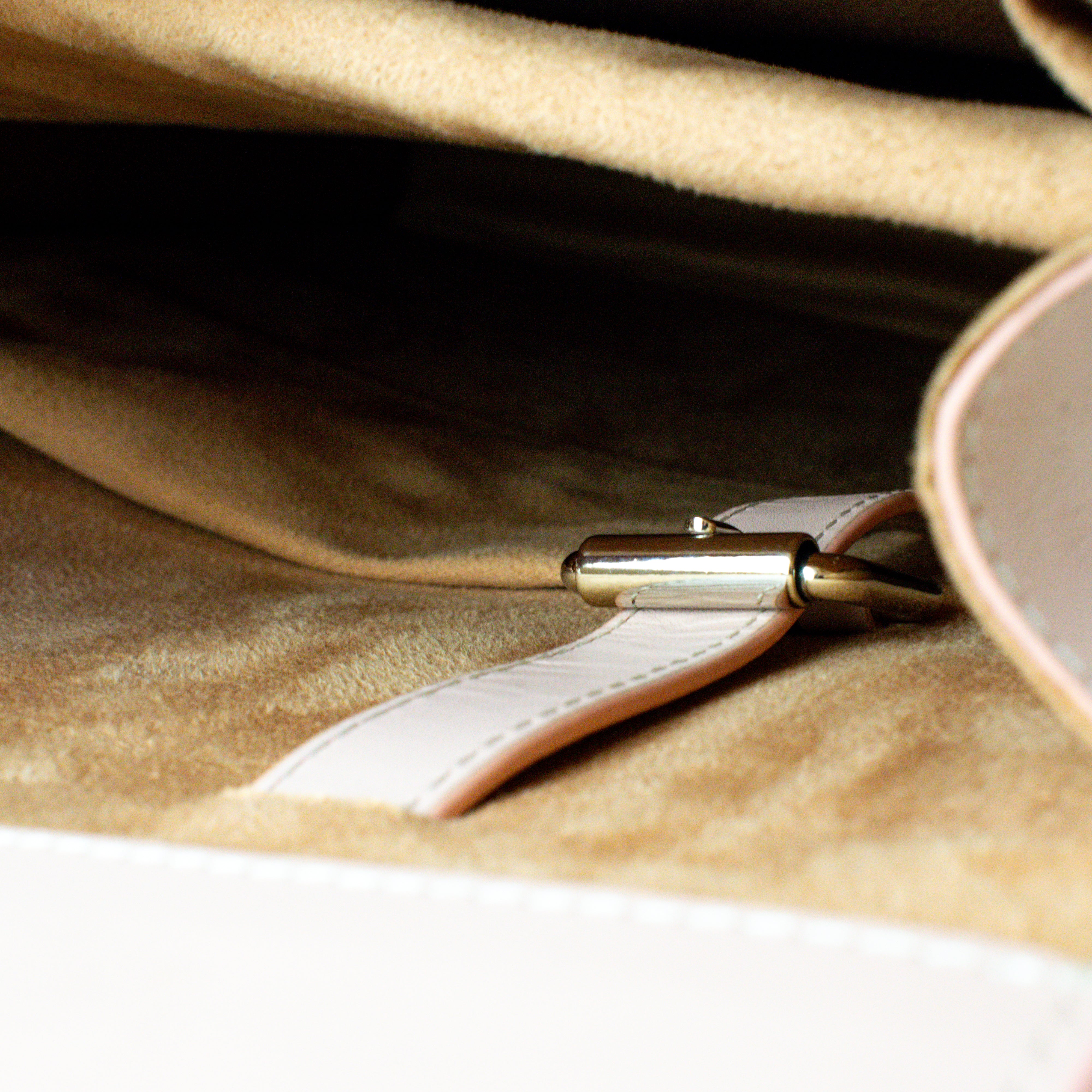 Adjustable Tote Bag in Nude Pink