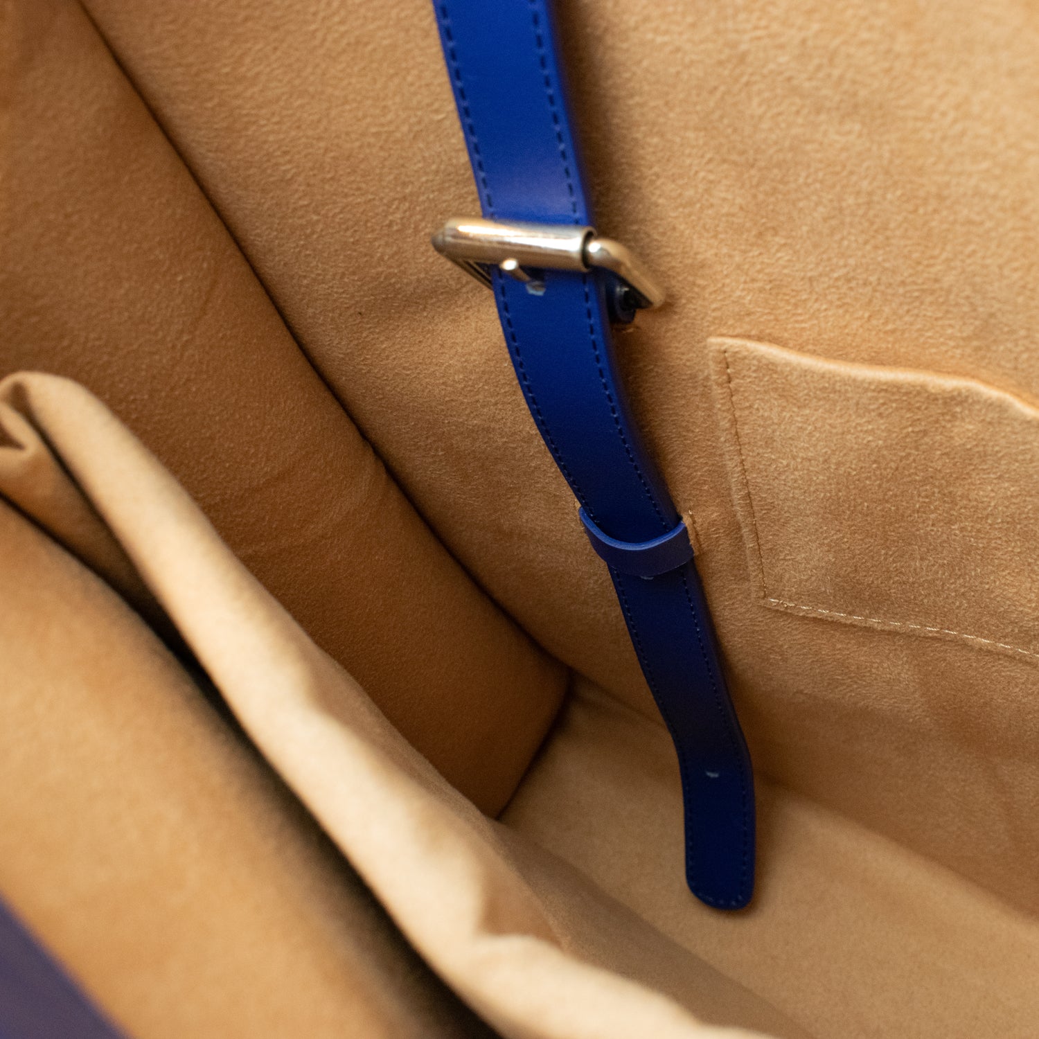 Adjustable Tote Bag in Cobalt Blue