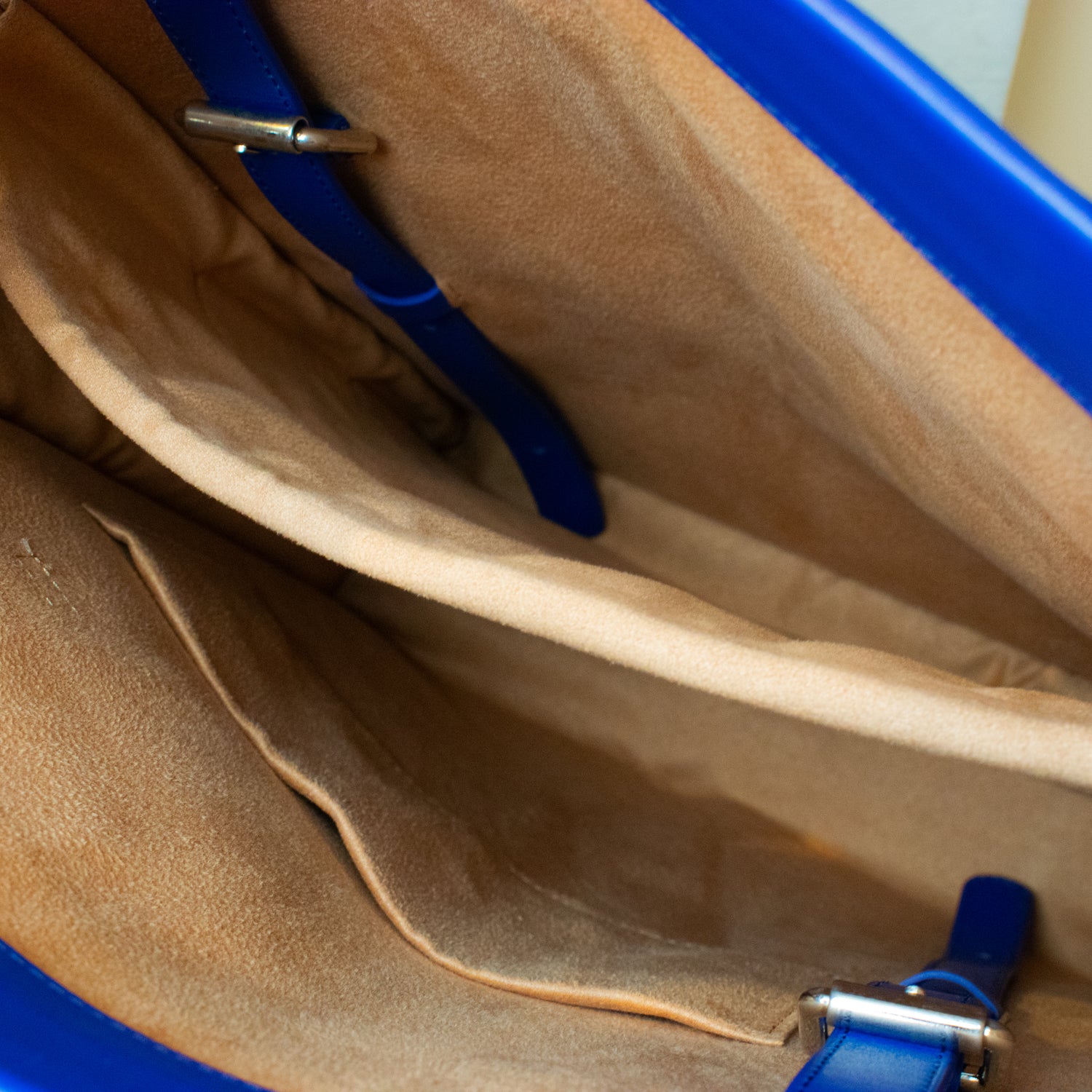 Adjustable Tote Bag in Cobalt Blue