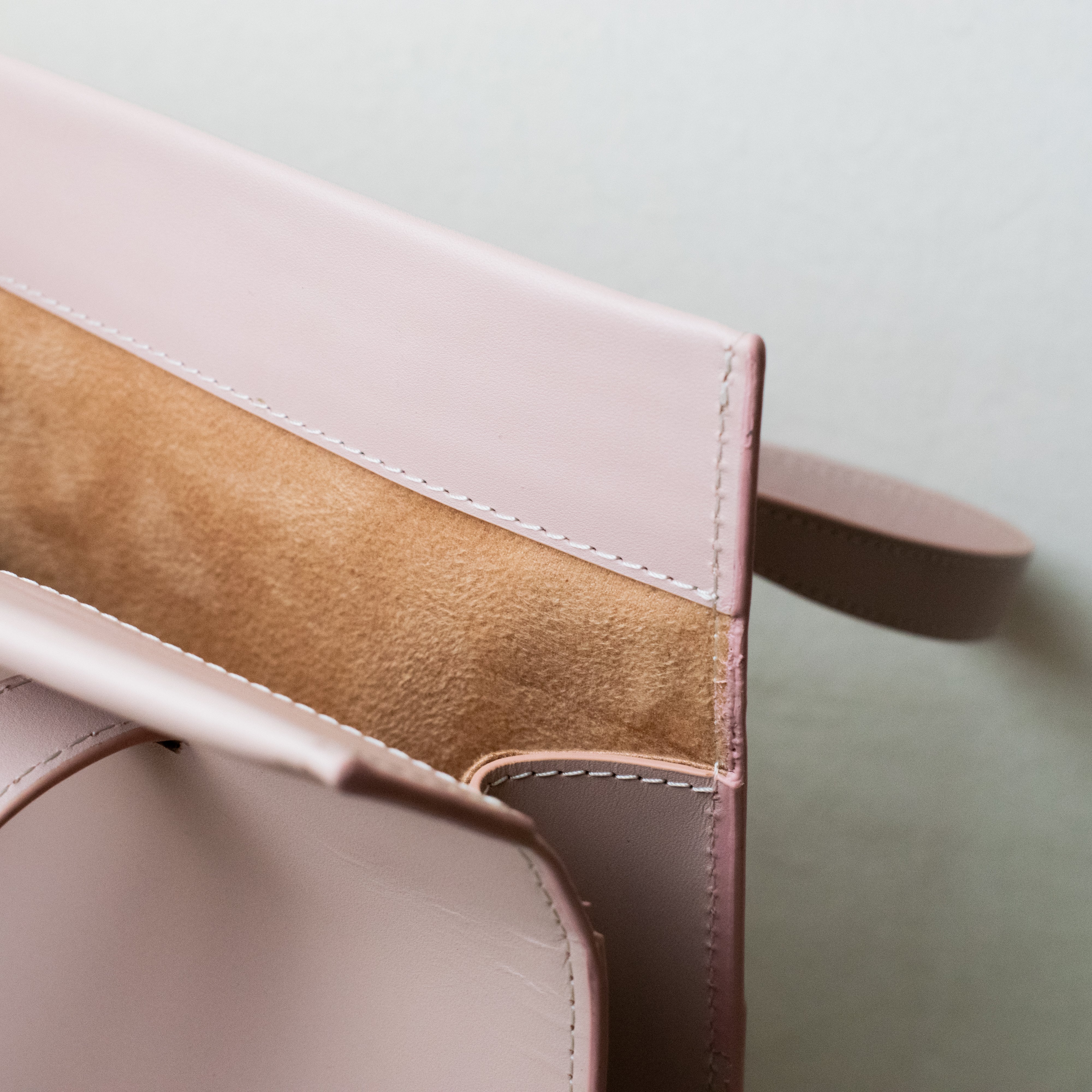 Adjustable Tote Bag in Nude Pink