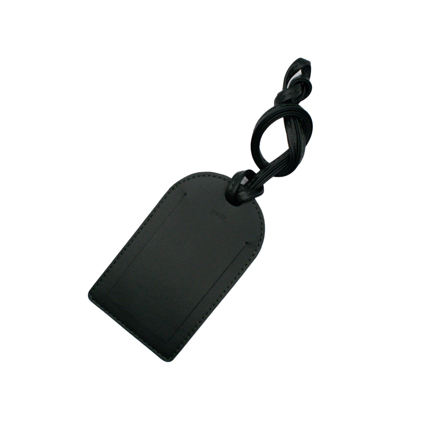 Dark Green Luggage Tag on a white background