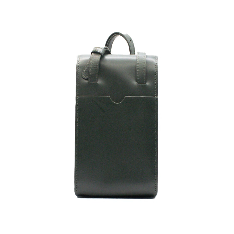Dark Green Phone Bag on a white background