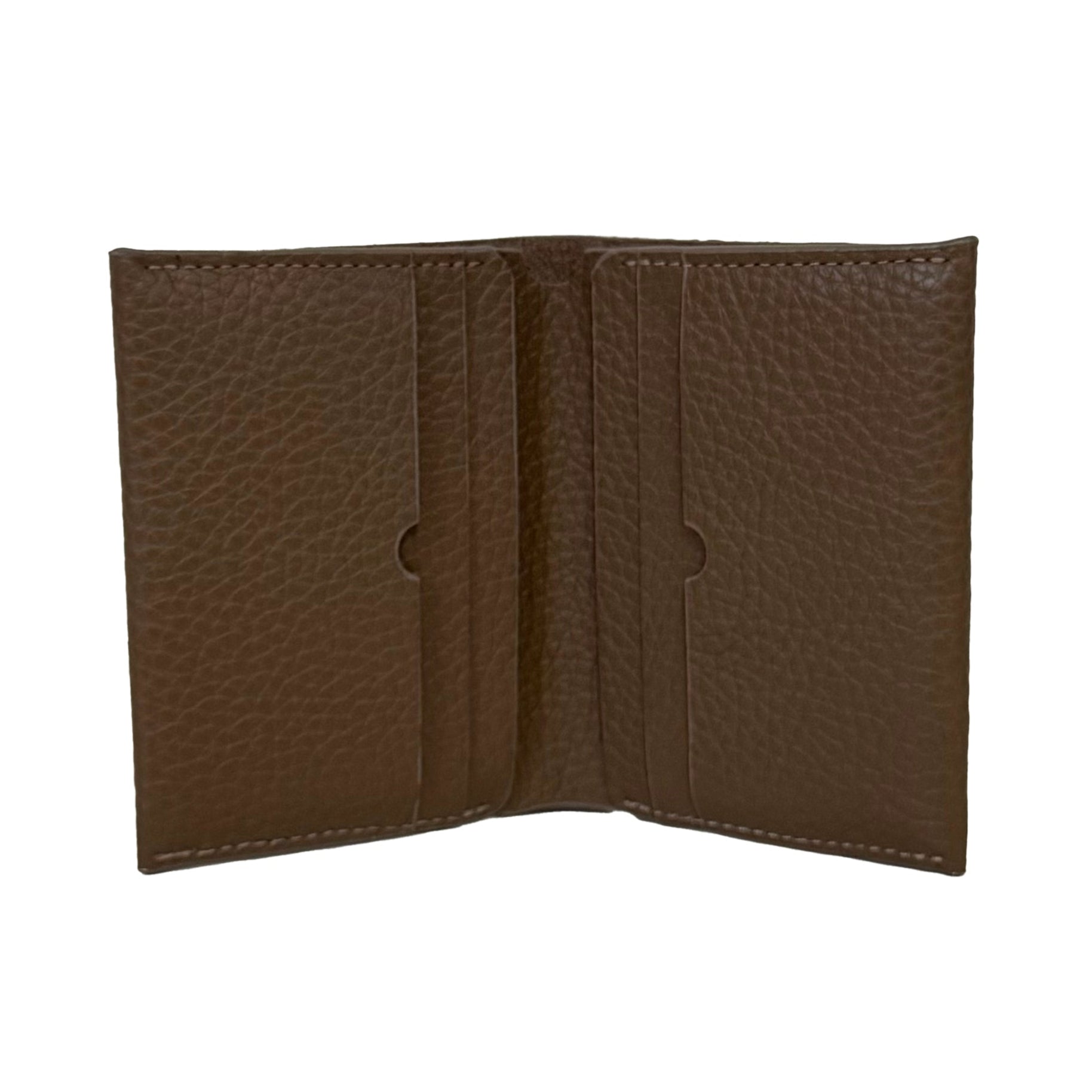 Bifold Wallet in Pebble Grain Taupe