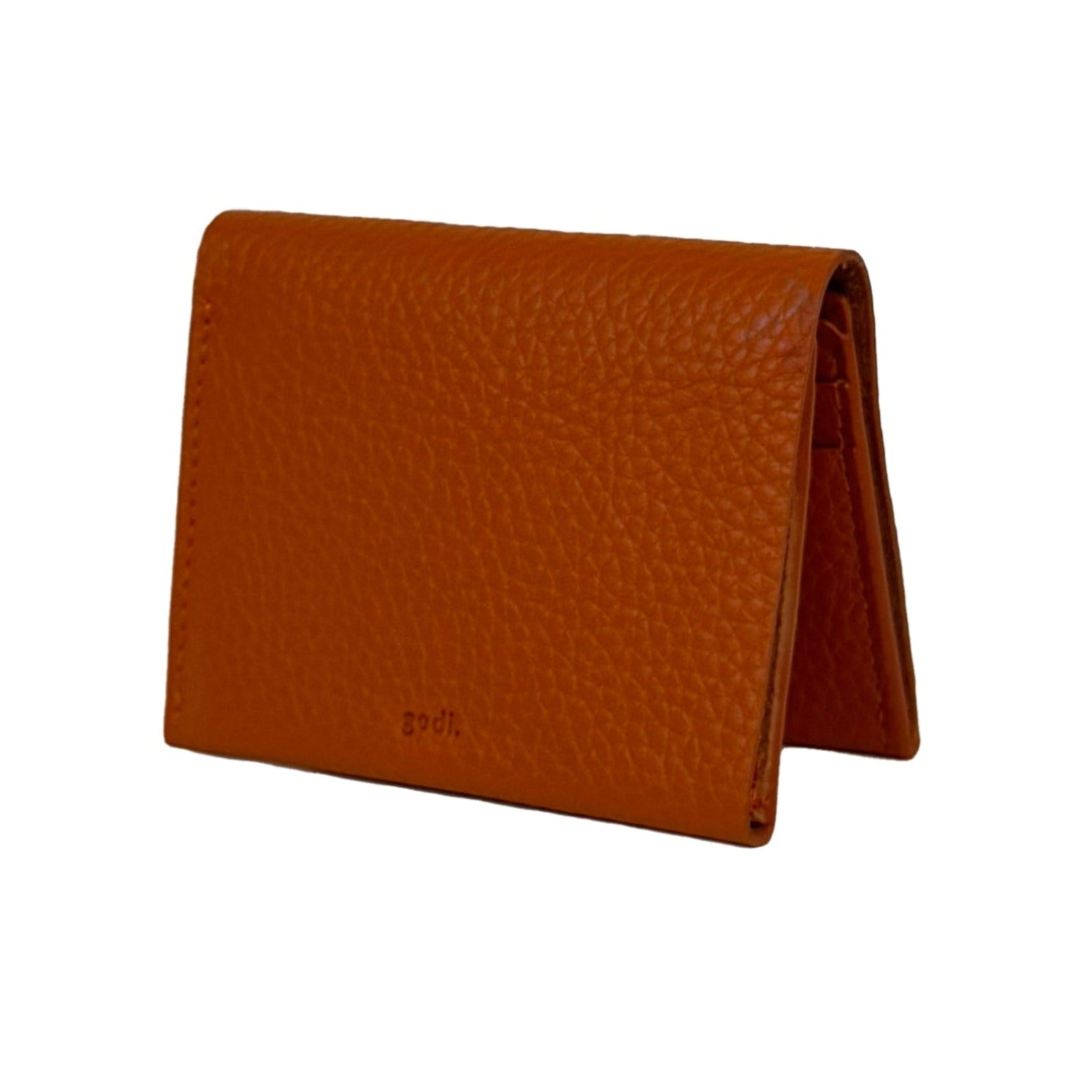 Bifold Wallet in Pebble Grain Ginger