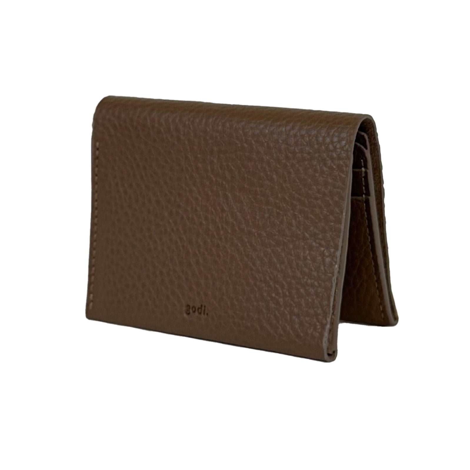 Bifold Wallet in Pebble Grain Taupe