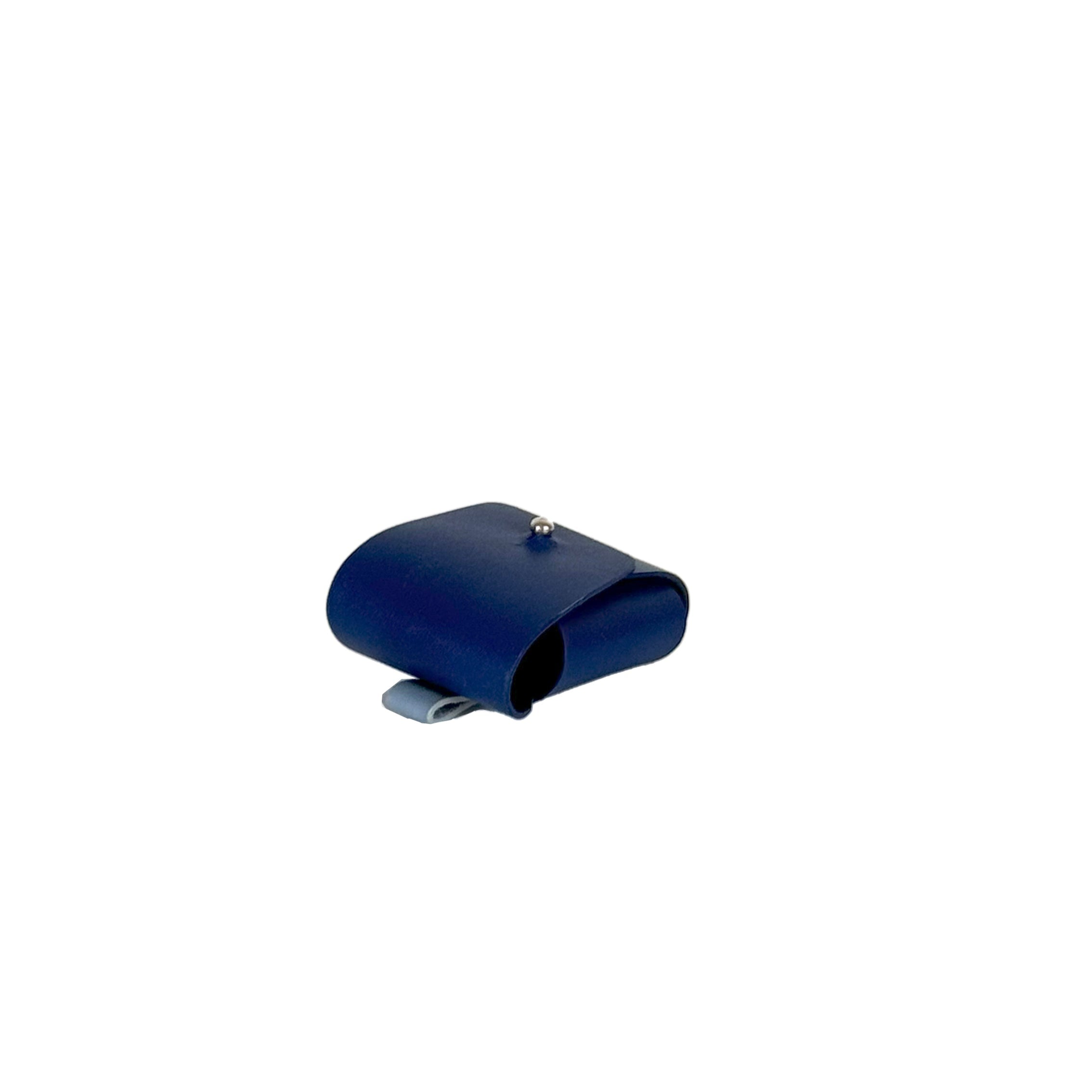 Dark blue bell on a white background