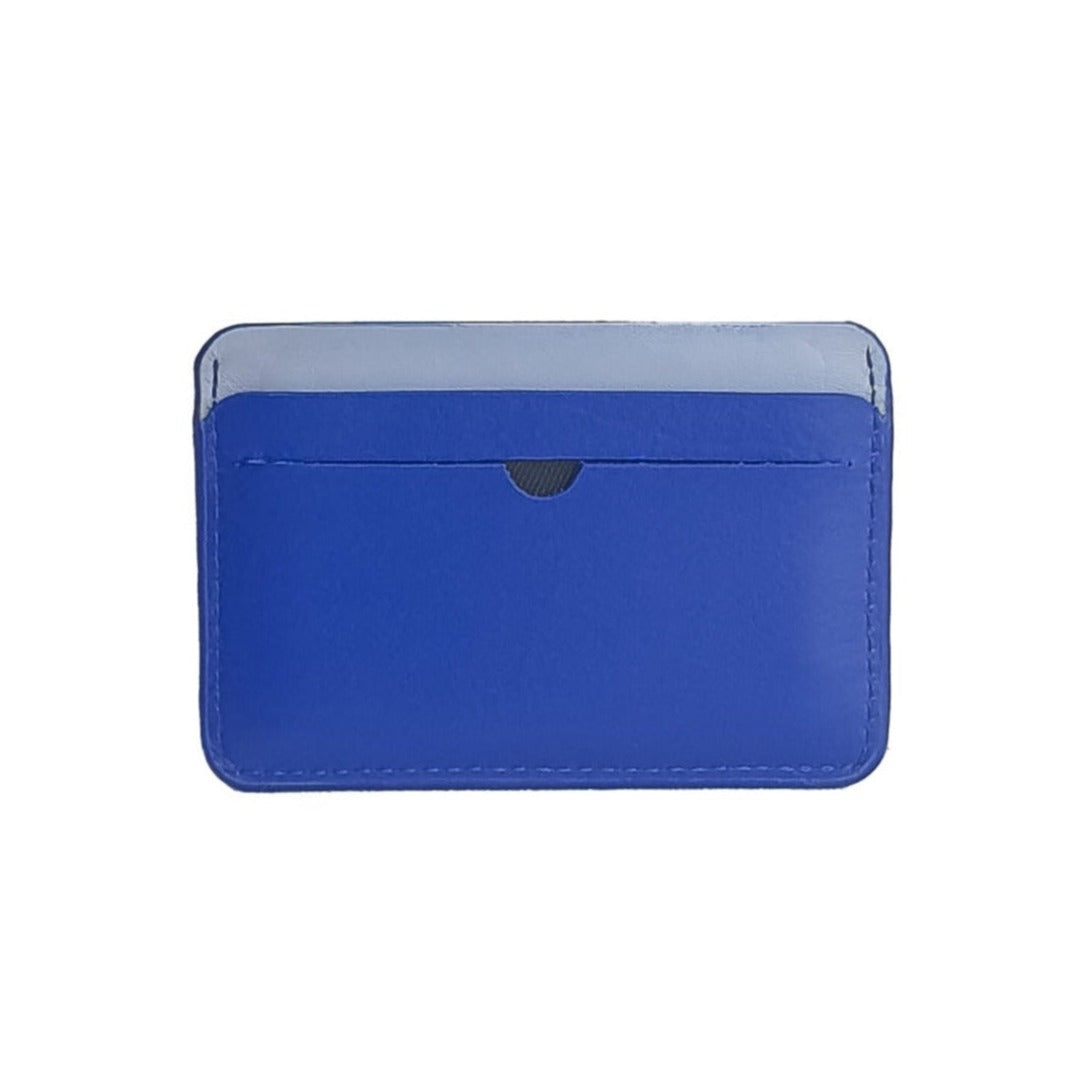 Cardholder in Cobalt Blue and Ice Blue