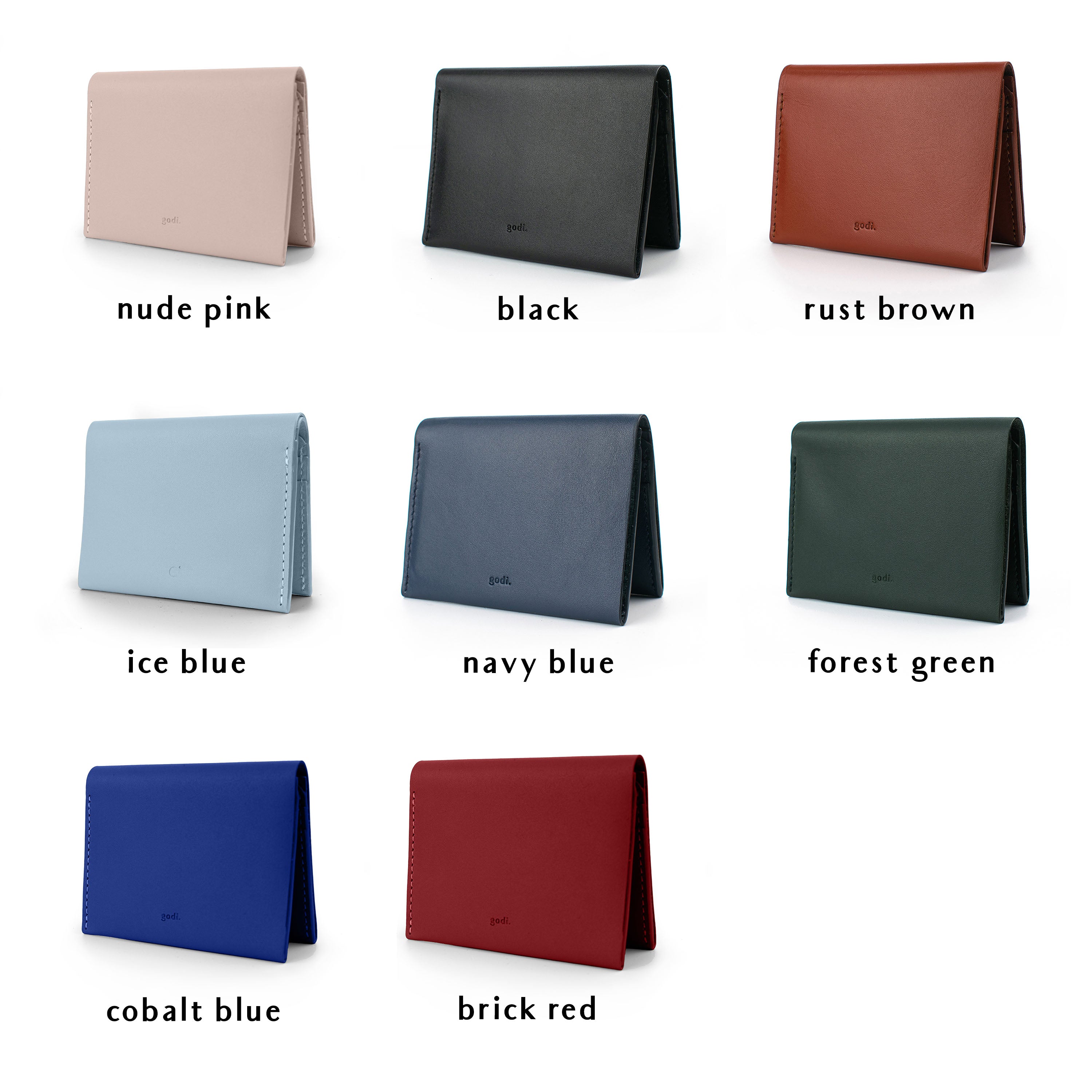 Bifold Wallet in Brick Red