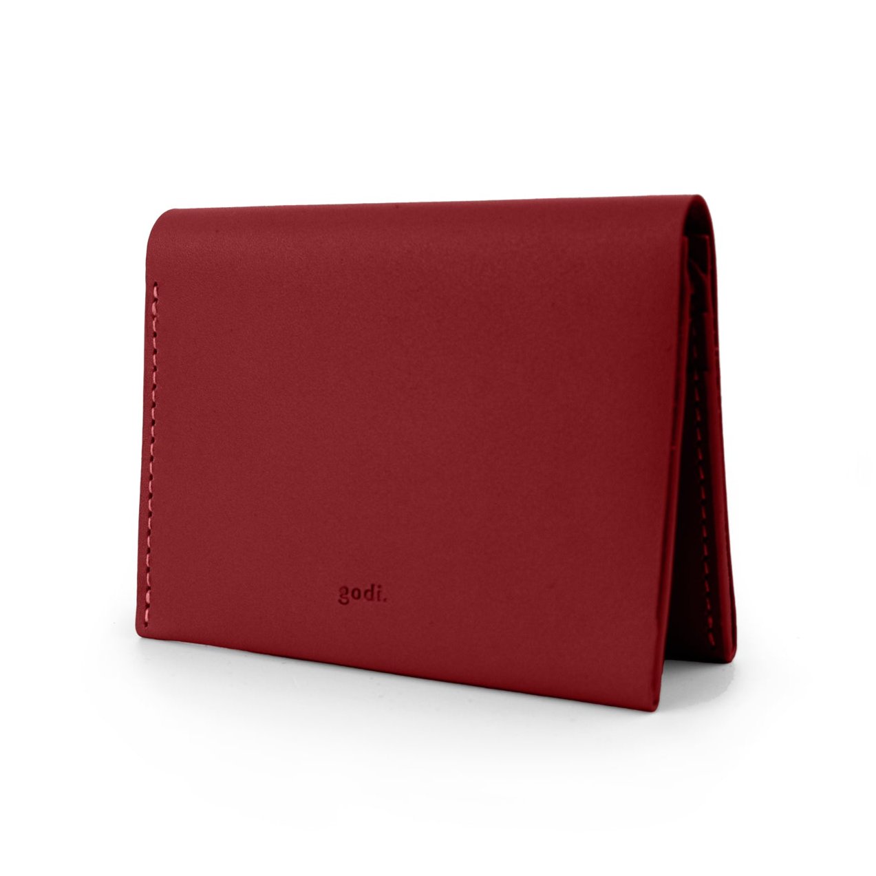 Bifold Wallet in Brick Red