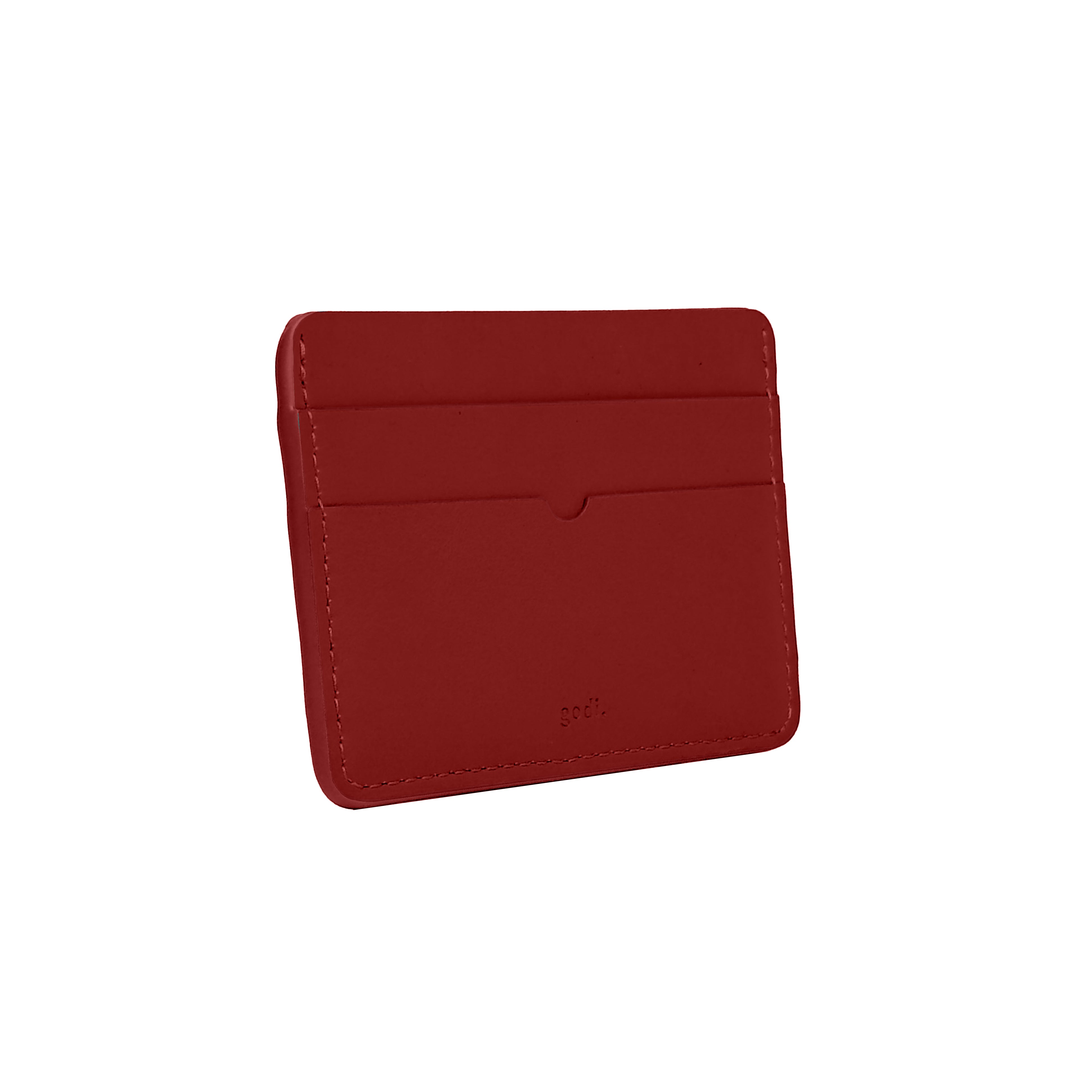 Card Case in Brick Red