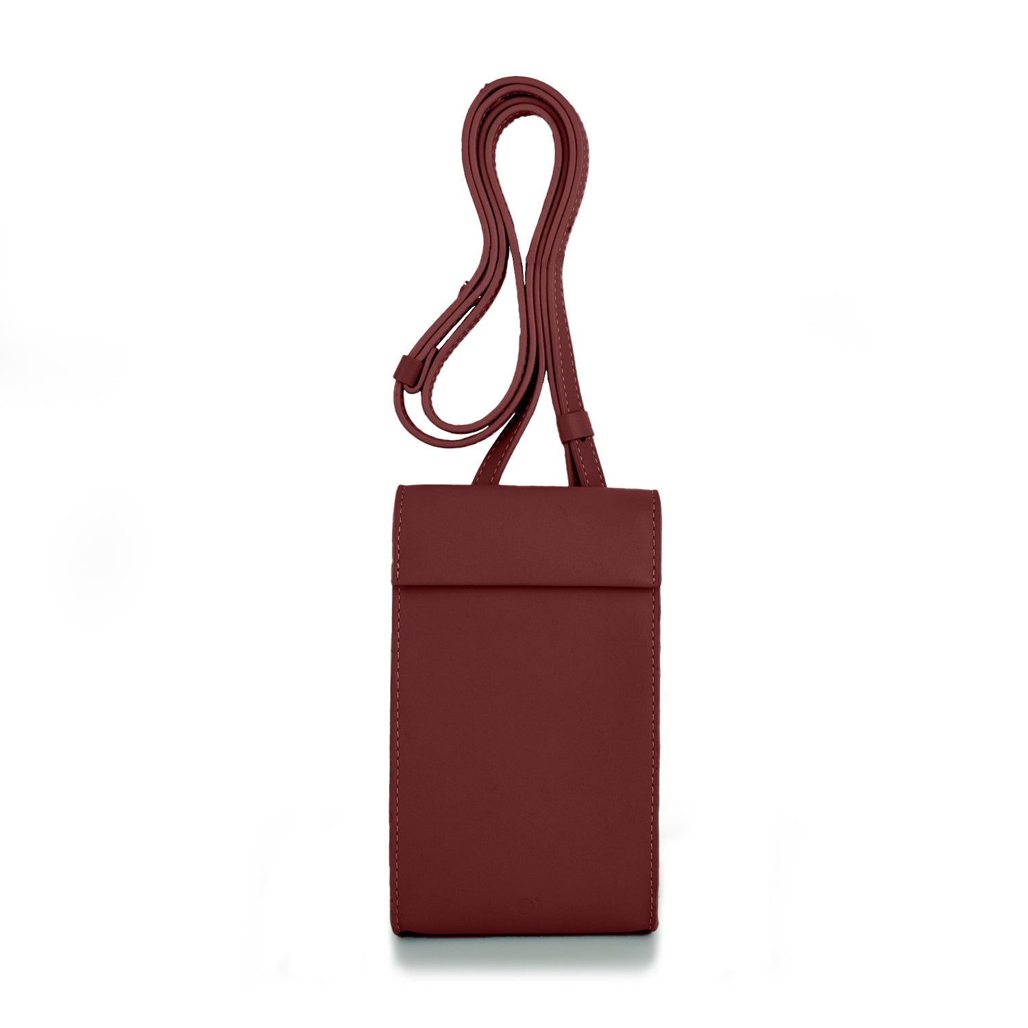 Adjustable Phone Bag in Oxblood