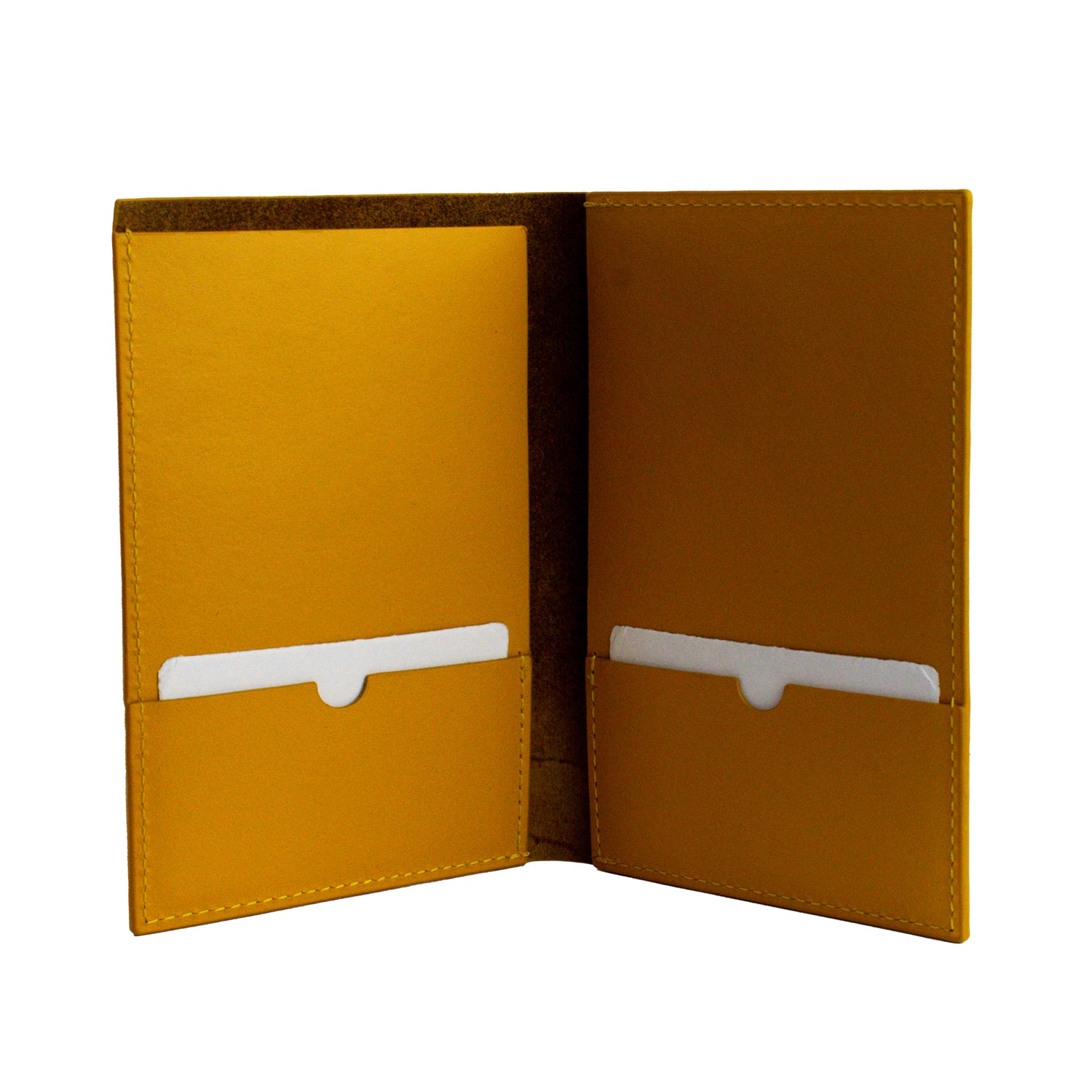 Passport Cover in Amber Yellow