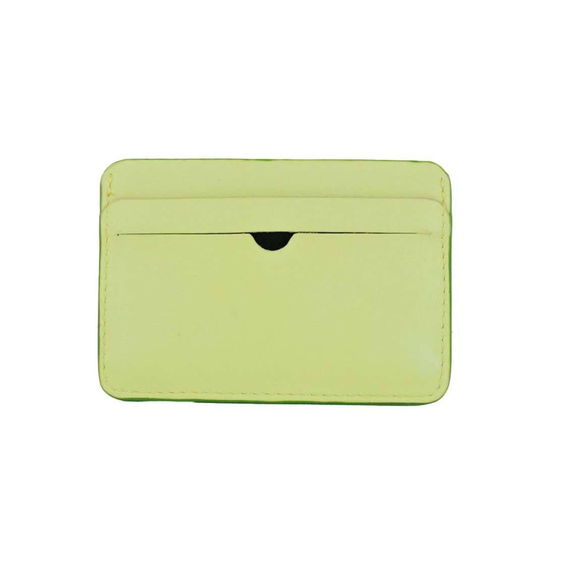 Slim Card Holder in Lime Butter
