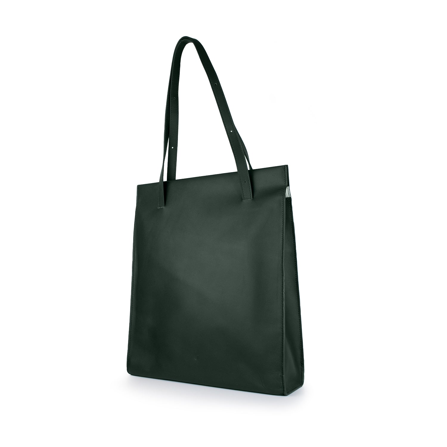 Adjustable Tote Bag in Dark Green