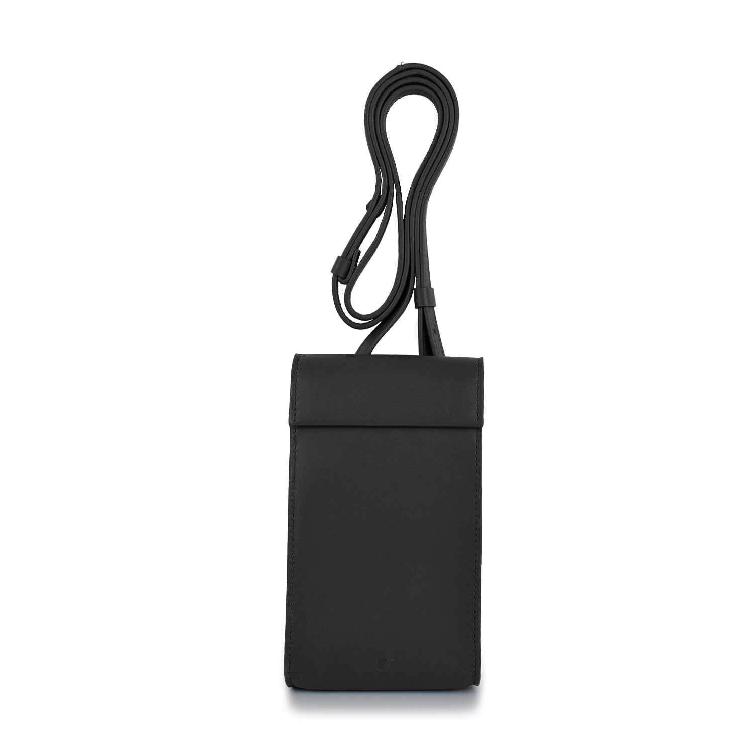 Adjustable Phone Bag in Black