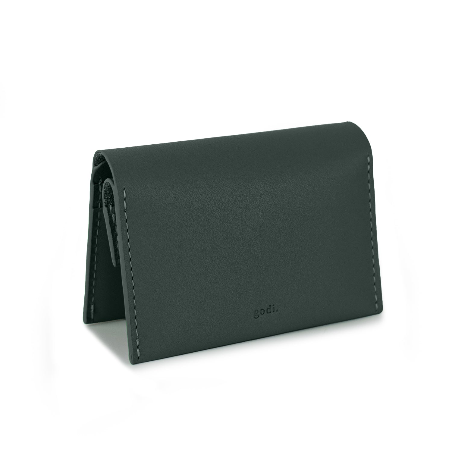Coin & Card Wallet in Forest Green