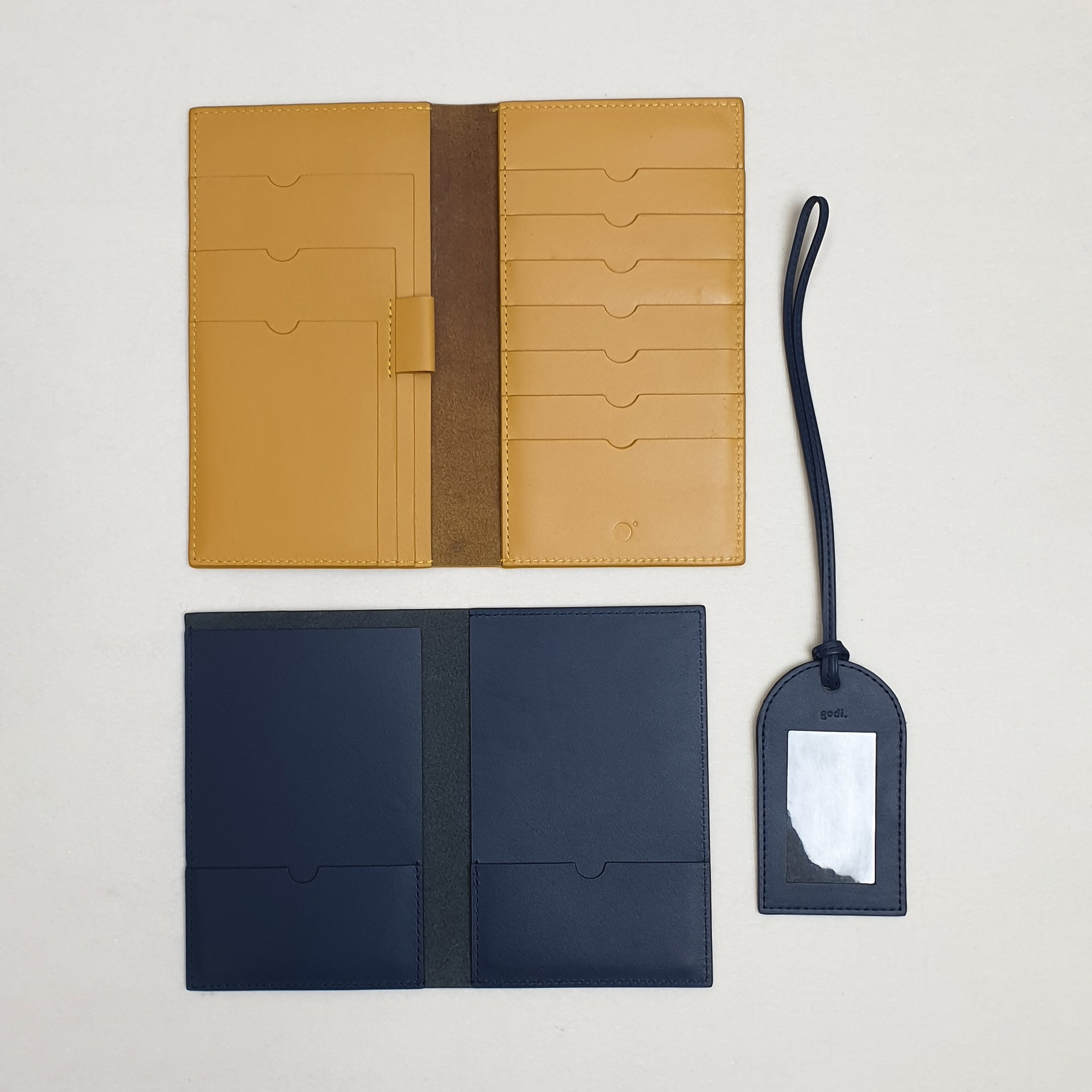 Passport Cover in Navy Blue