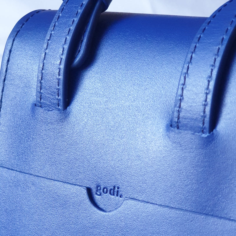 Adjustable Phone Bag in Cobalt Blue