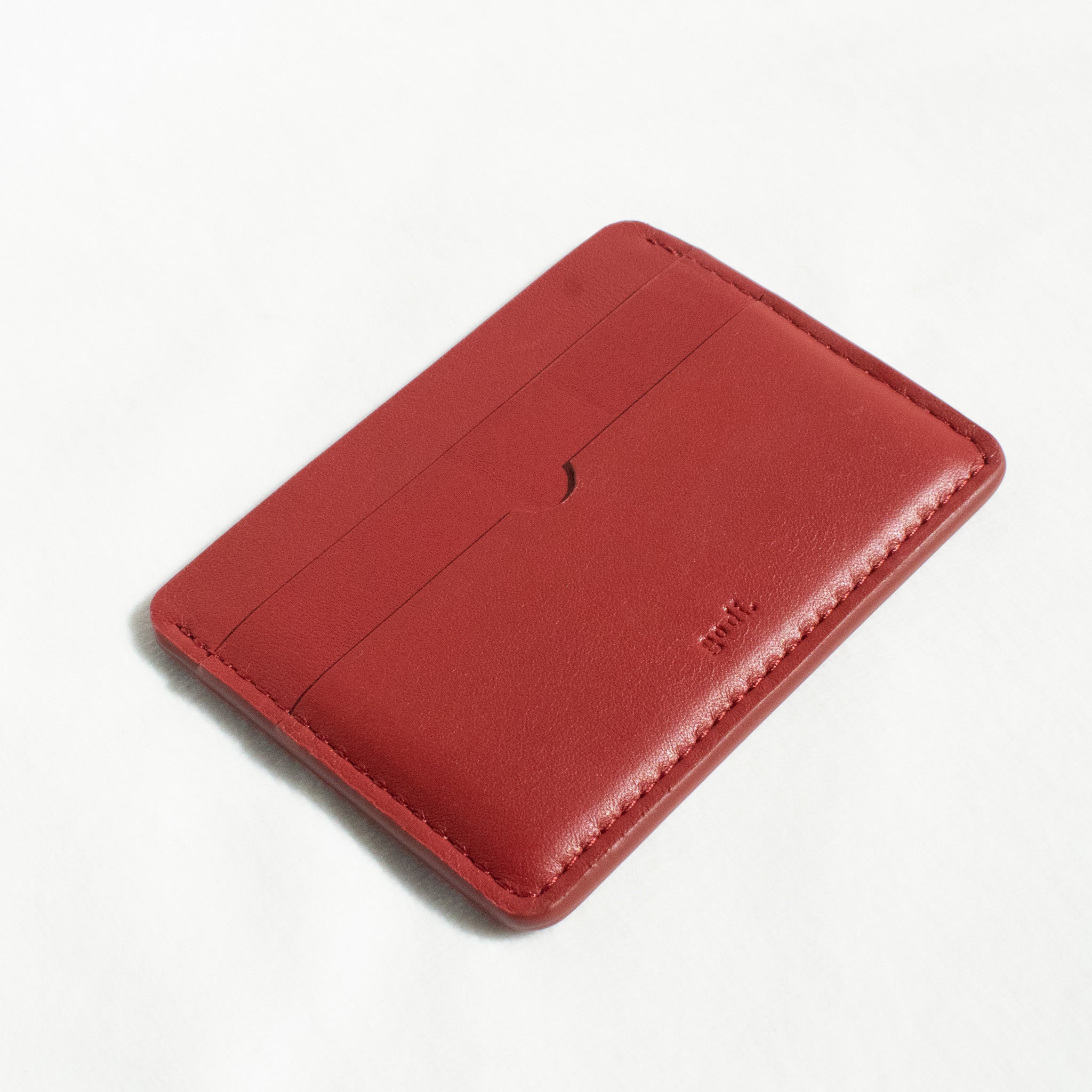 Card Case in Scarlet Red