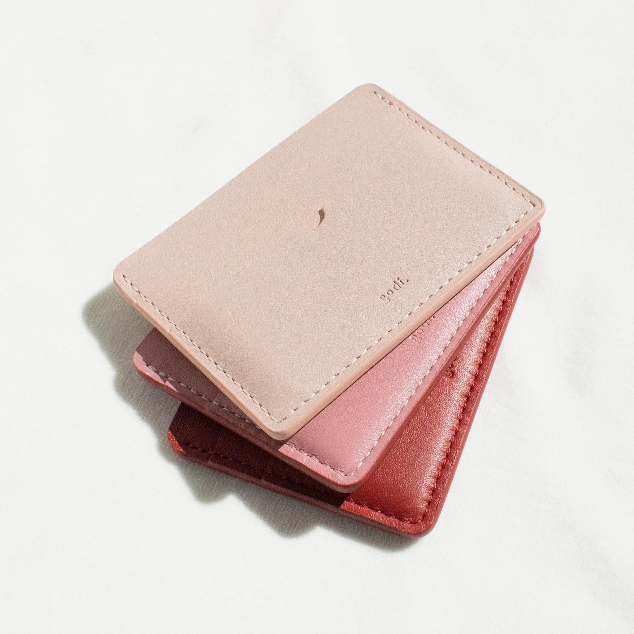 Card Case in Nude Pink
