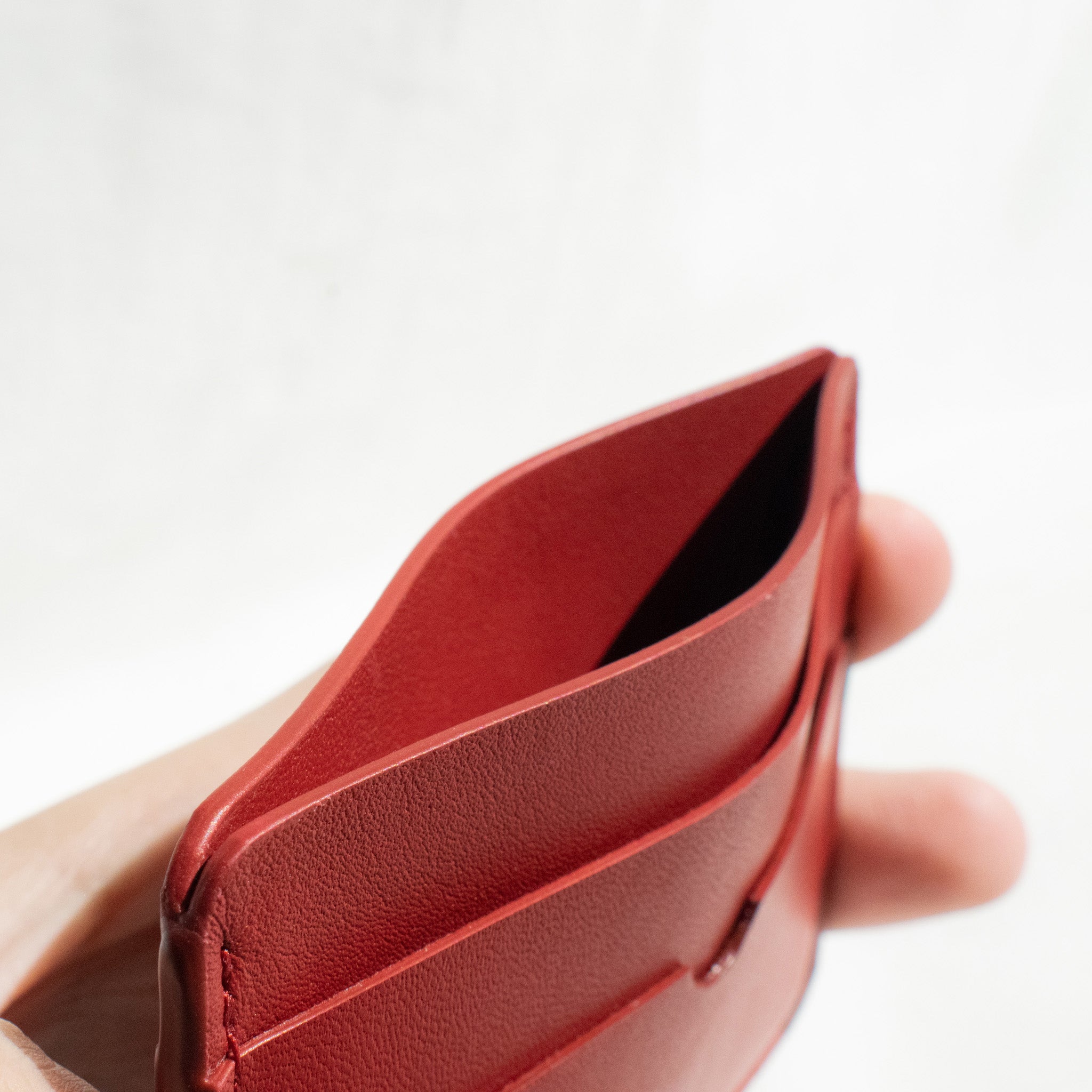 Card Case in Scarlet Red