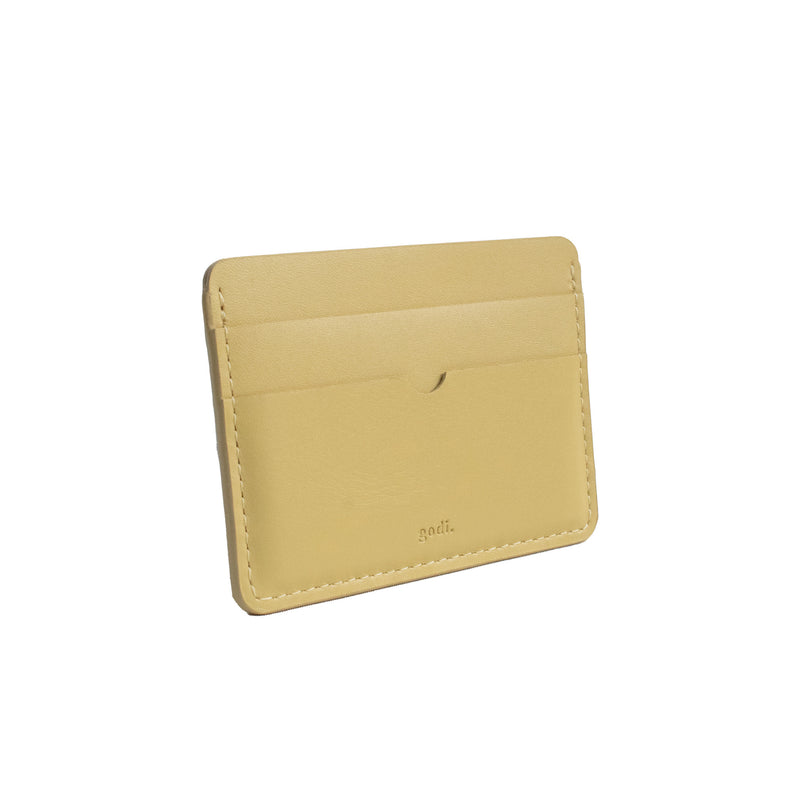 Card Case in Champagne Yellow - Capsule Collection