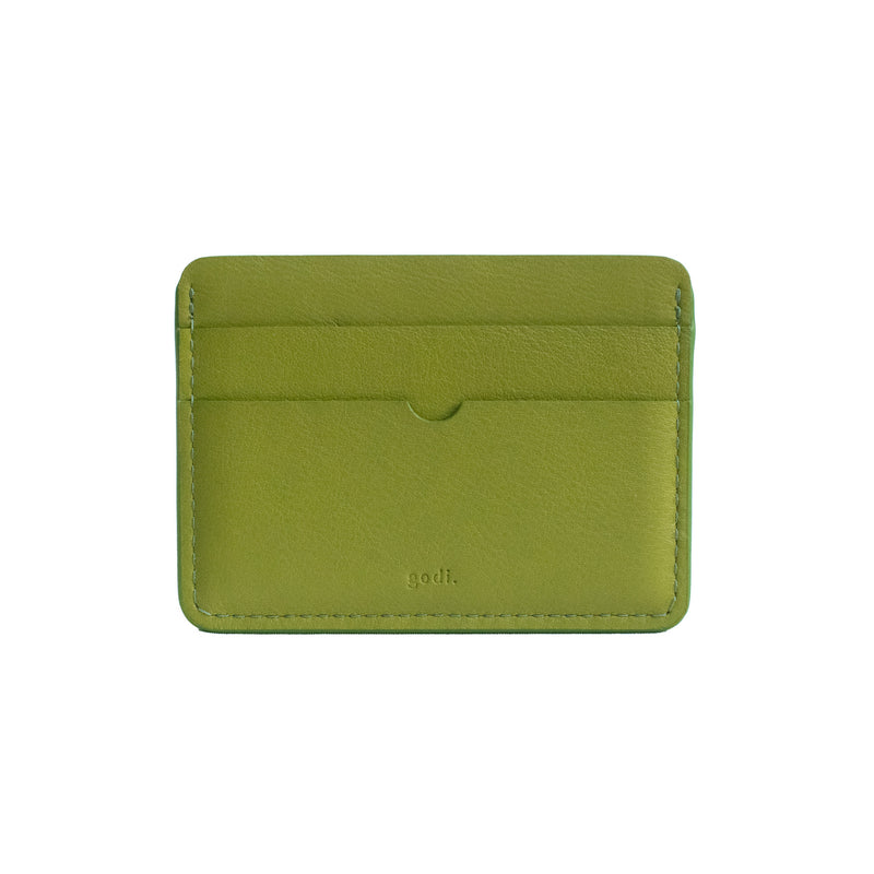 Card Case in Apple Green
