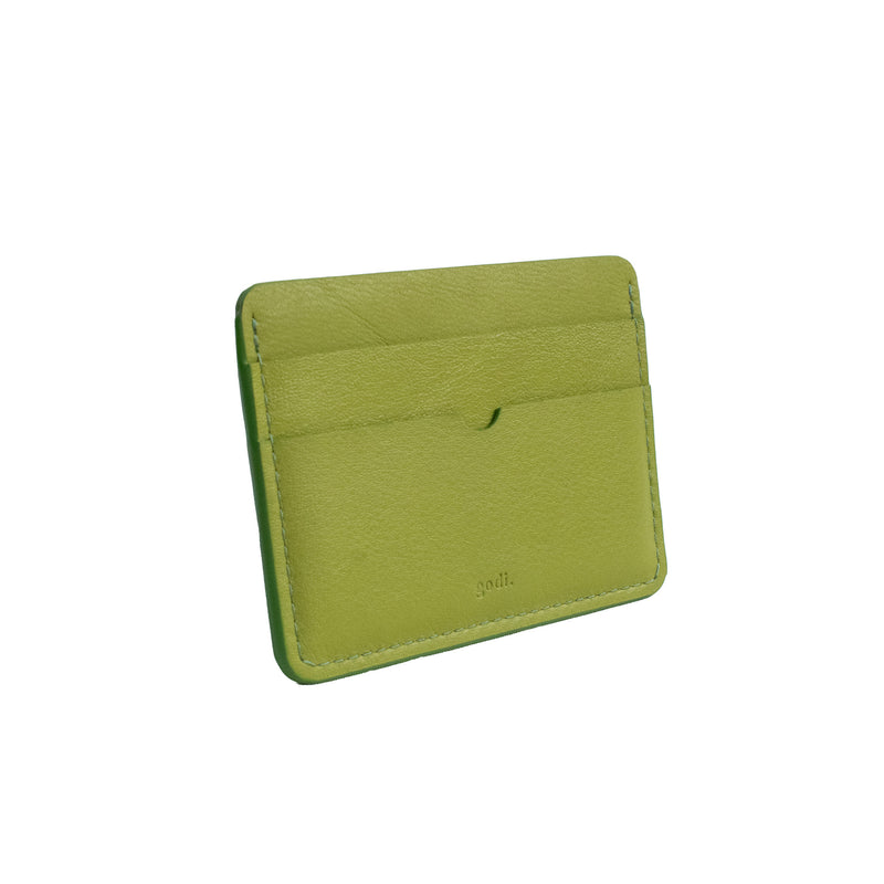 Card Case in Apple Green
