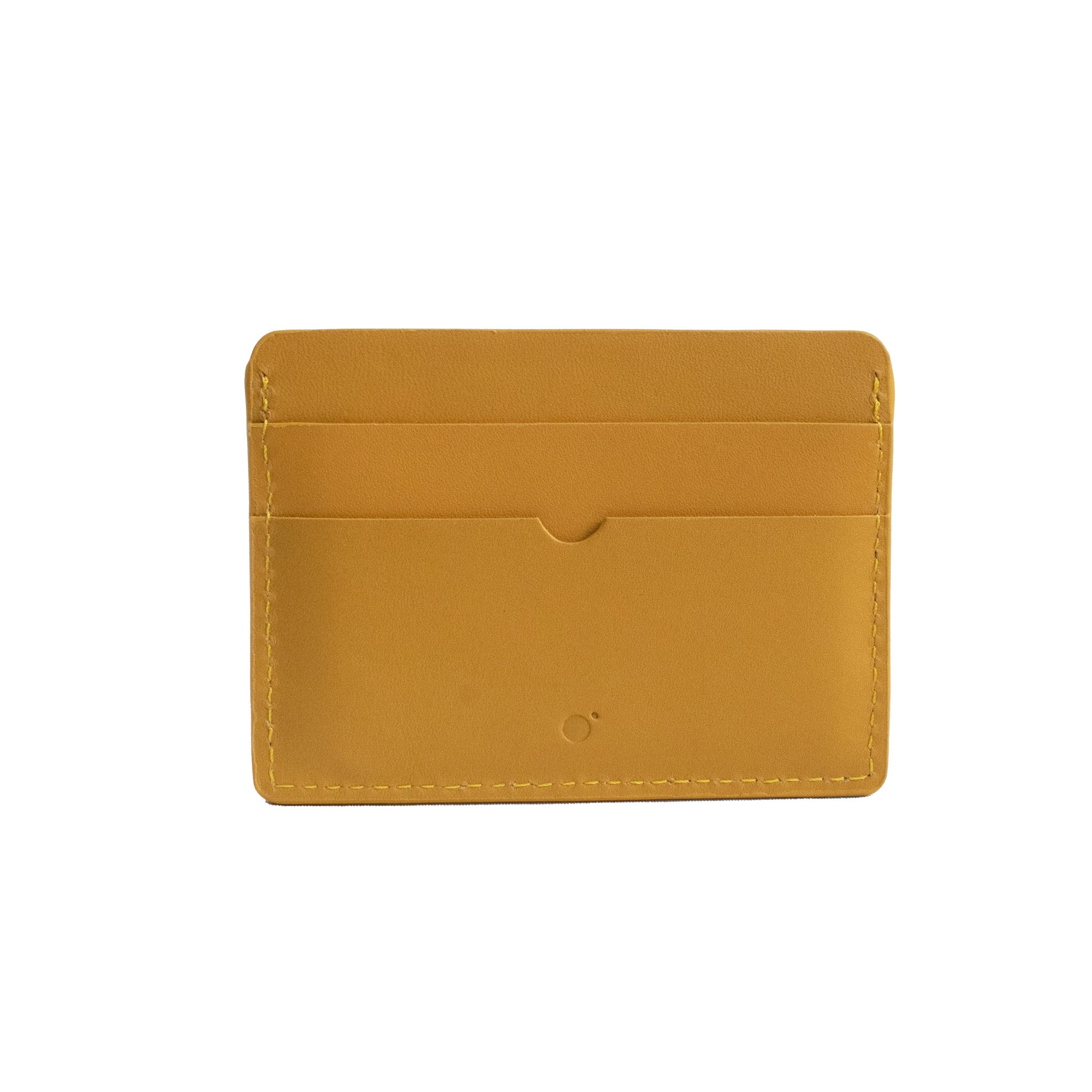 Card Case in Amber Yellow