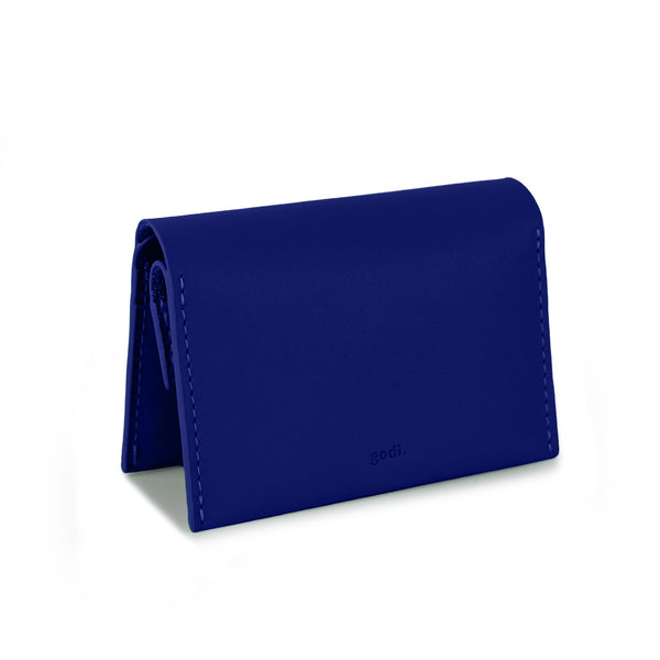 Coin & Card Wallet in Cobalt Blue