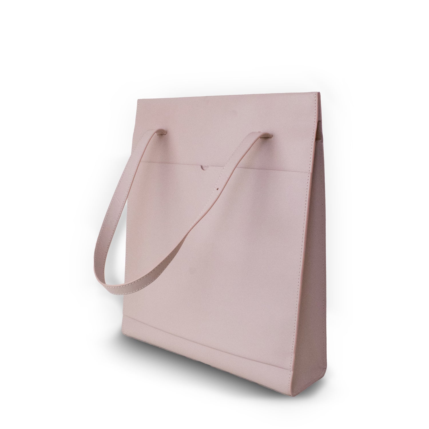 Adjustable Tote Bag in Nude Pink