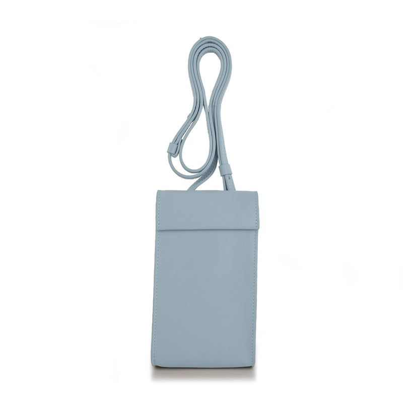 Adjustable Phone Bag in Ice Blue