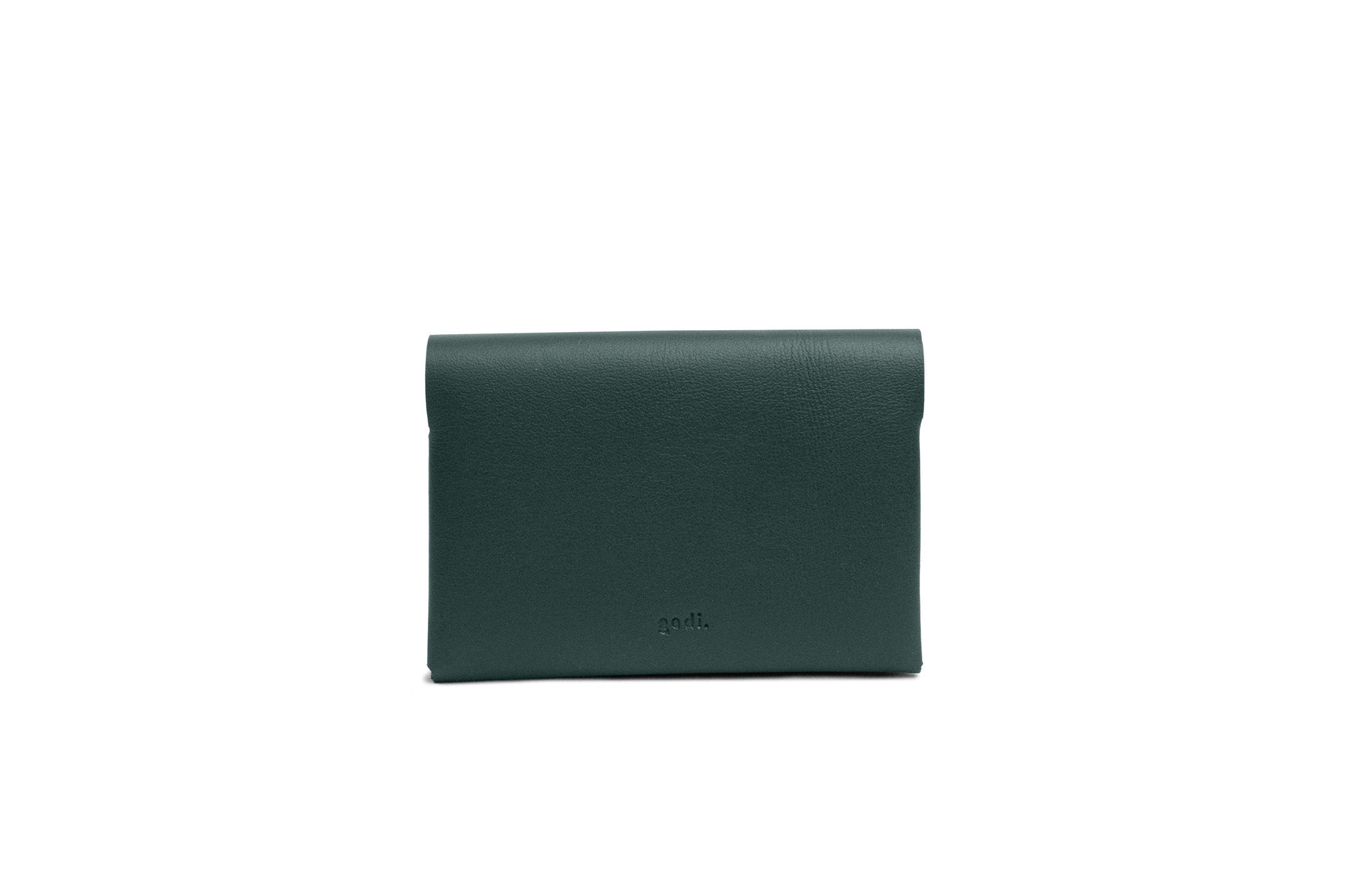 Business Card Holder in Dark Green