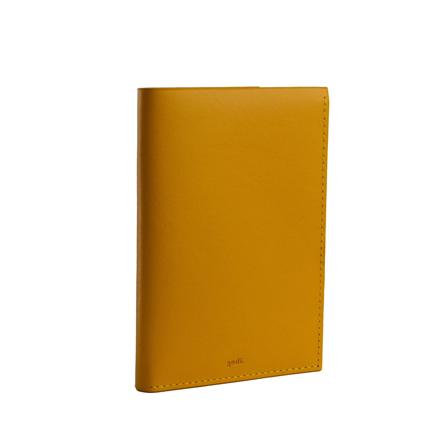 Passport Cover in Amber Yellow