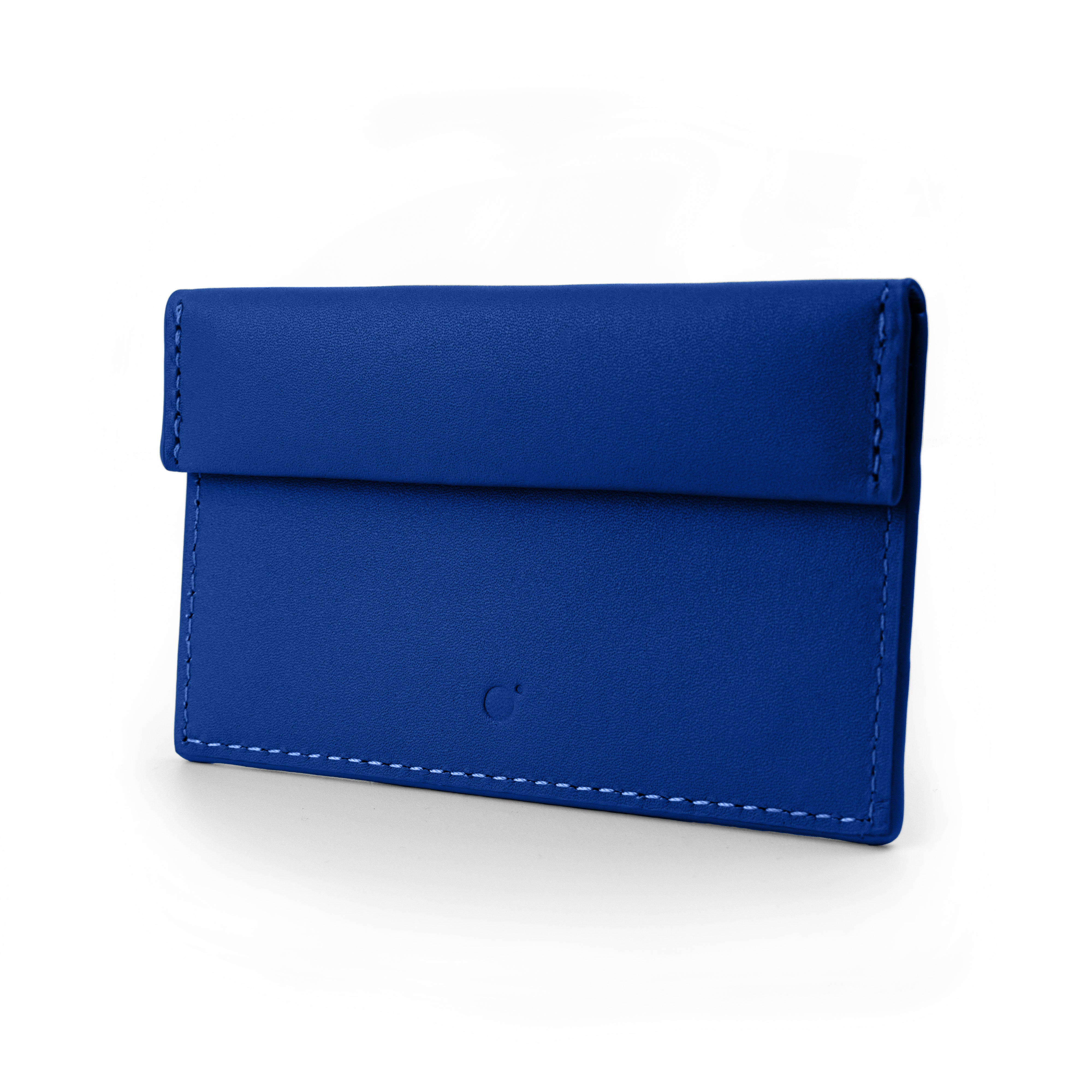 Compact Coin & Card Case in Cobalt Blue