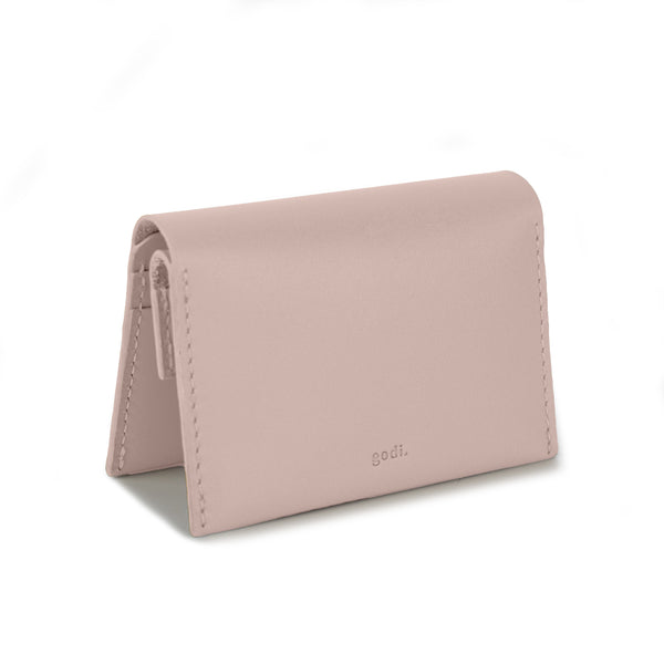 Coin & Card Wallet in Nude Pink