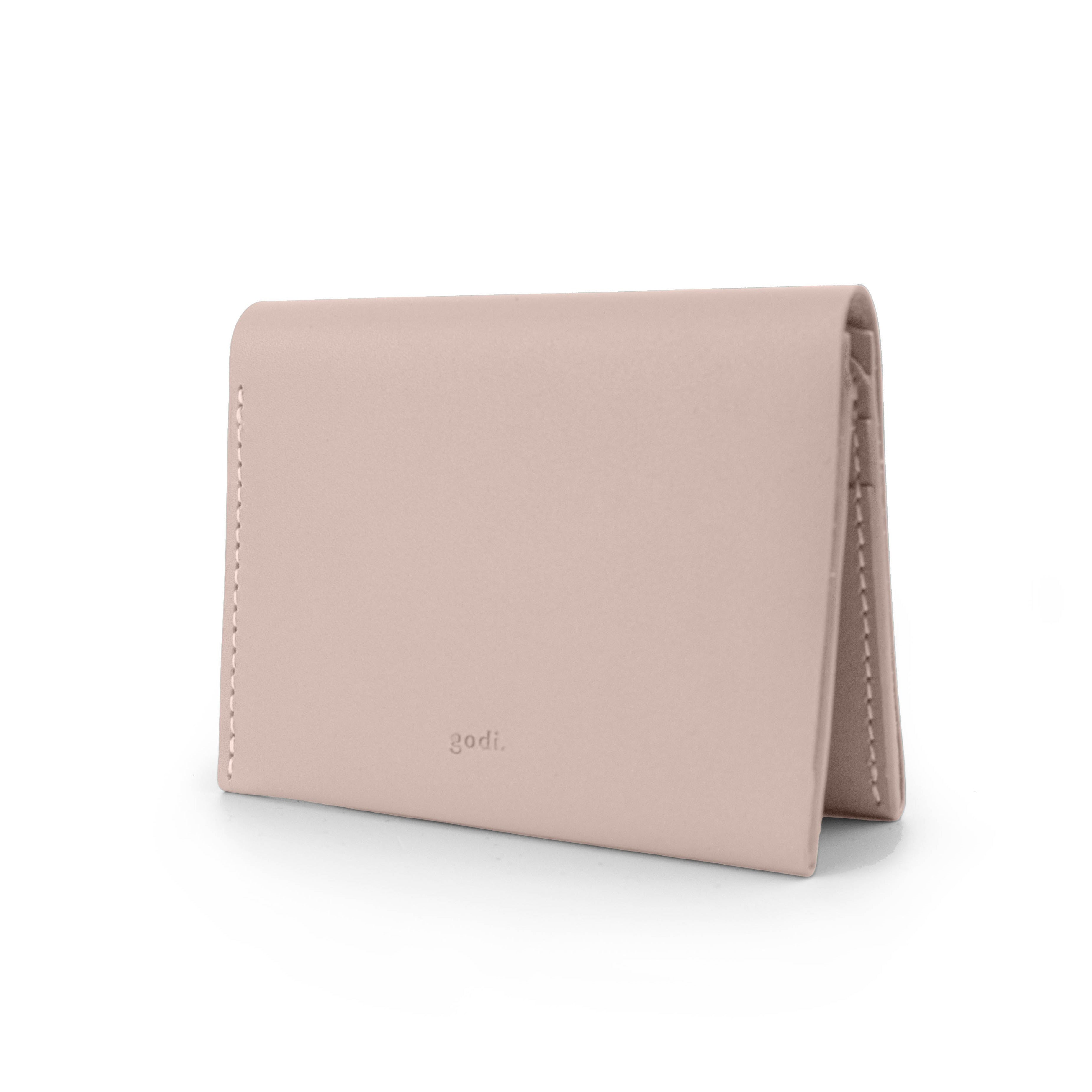 Bifold Wallet in Nude Pink