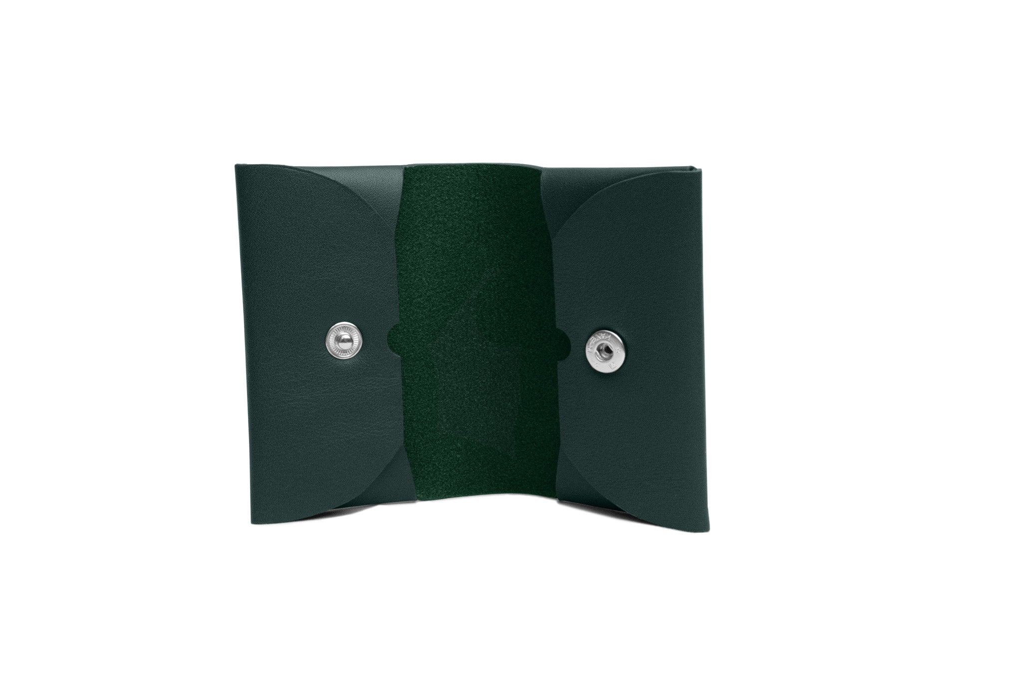 Business Card Holder in Dark Green