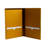 Passport Cover in Amber Yellow