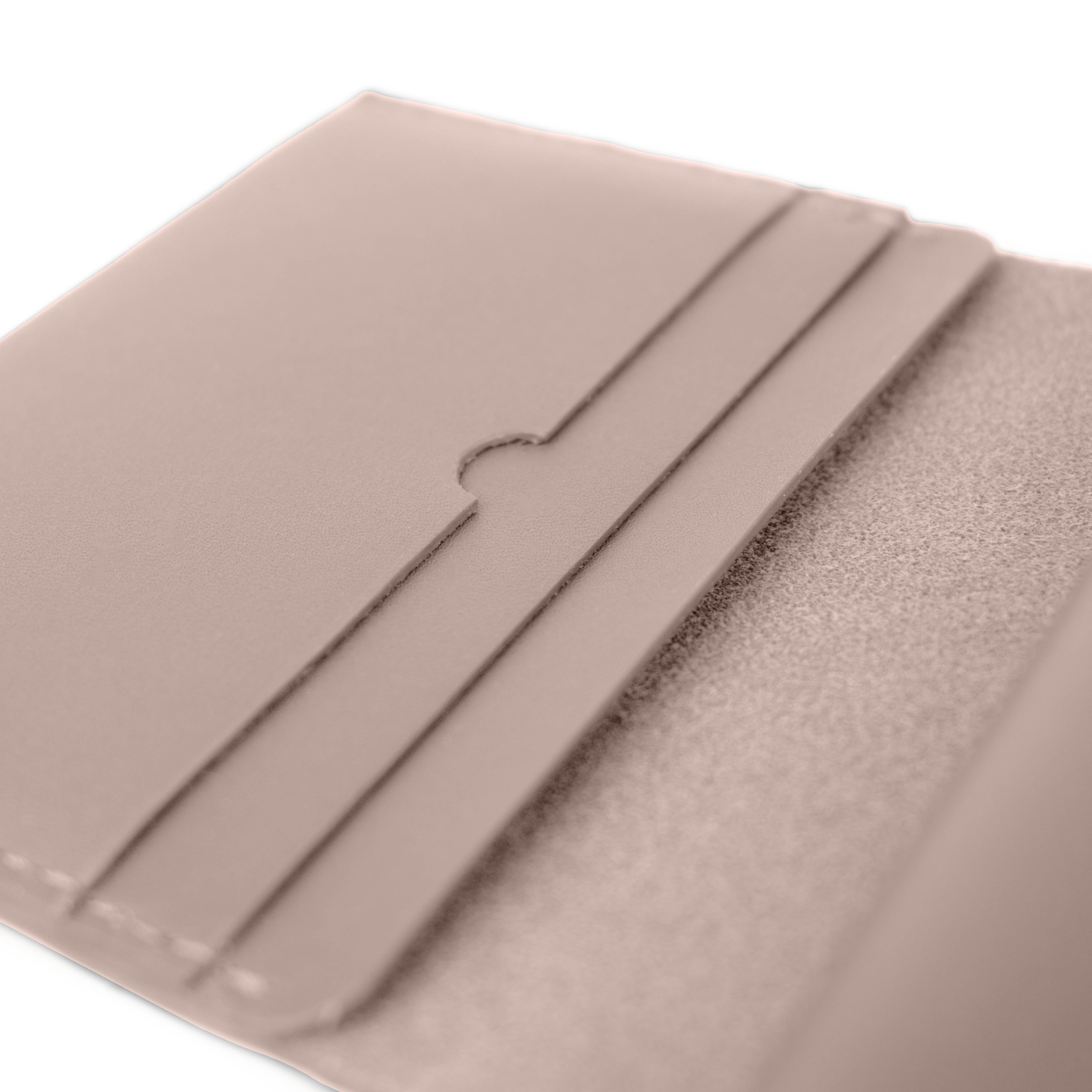 Coin & Card Wallet in Nude Pink