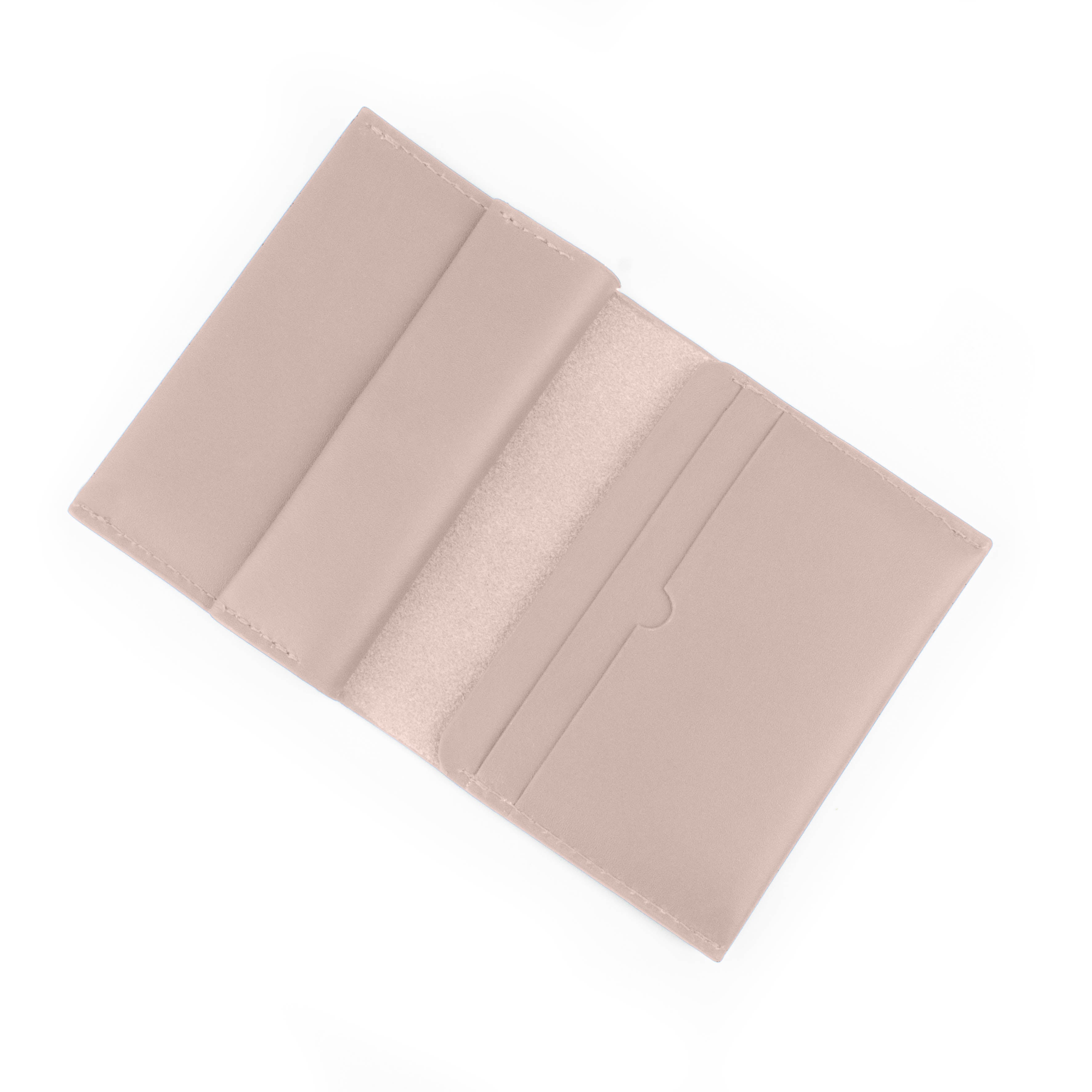 Coin & Card Wallet in Nude Pink