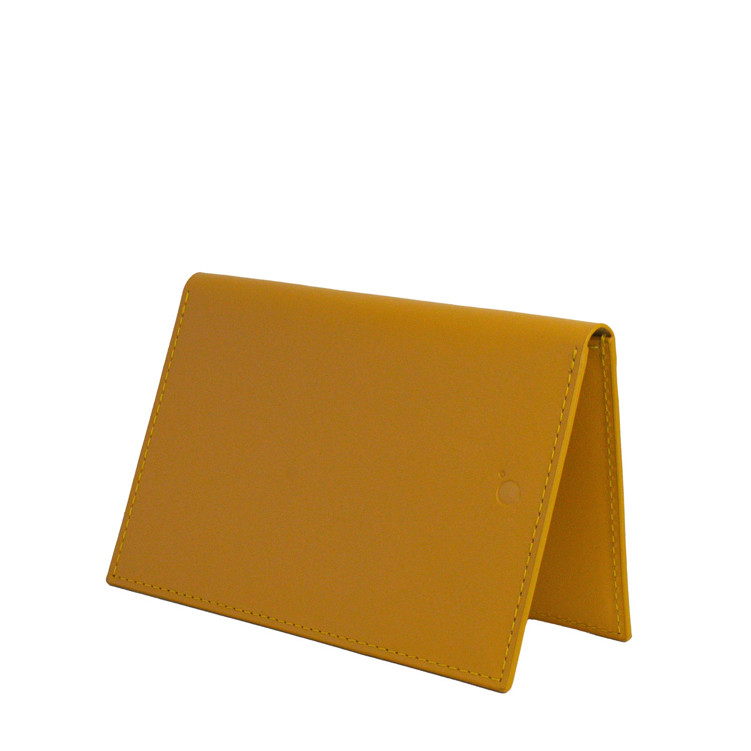 Passport Cover in Amber Yellow