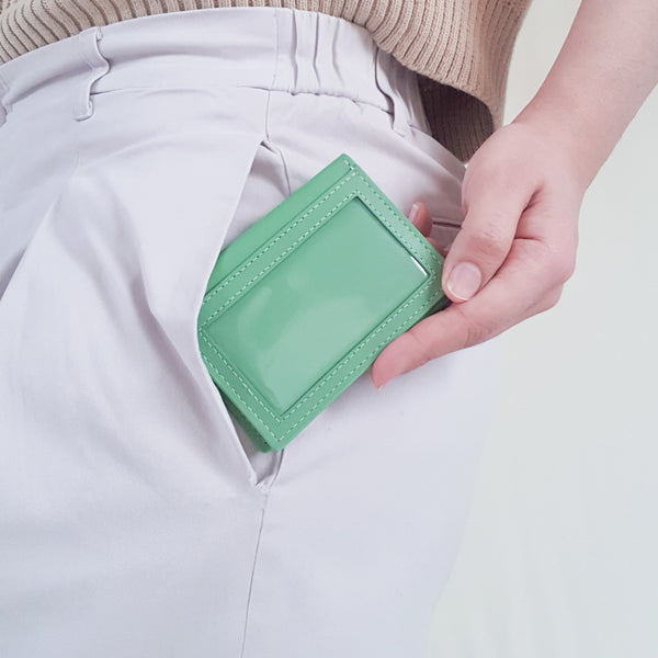 ID Window Wallet in Sea Green