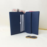 Navy Blue All-in-One Wallet