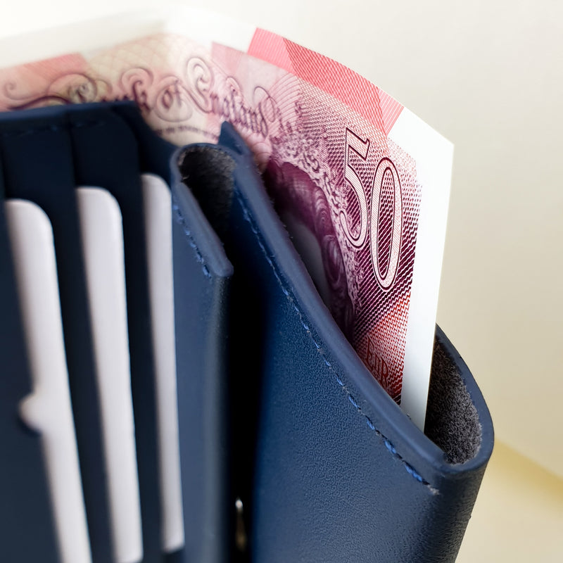 Navy Blue All-in-One Wallet