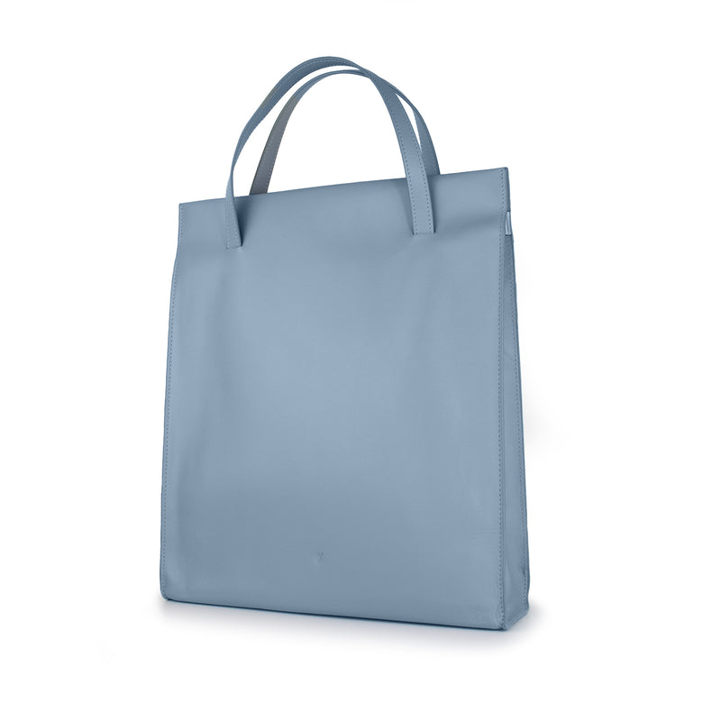 Adjustable Tote Bag in Ice Blue