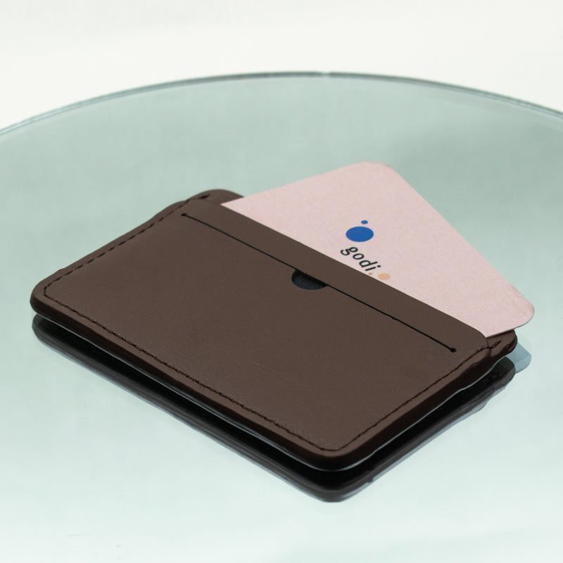 Coffee Brown Card Holder