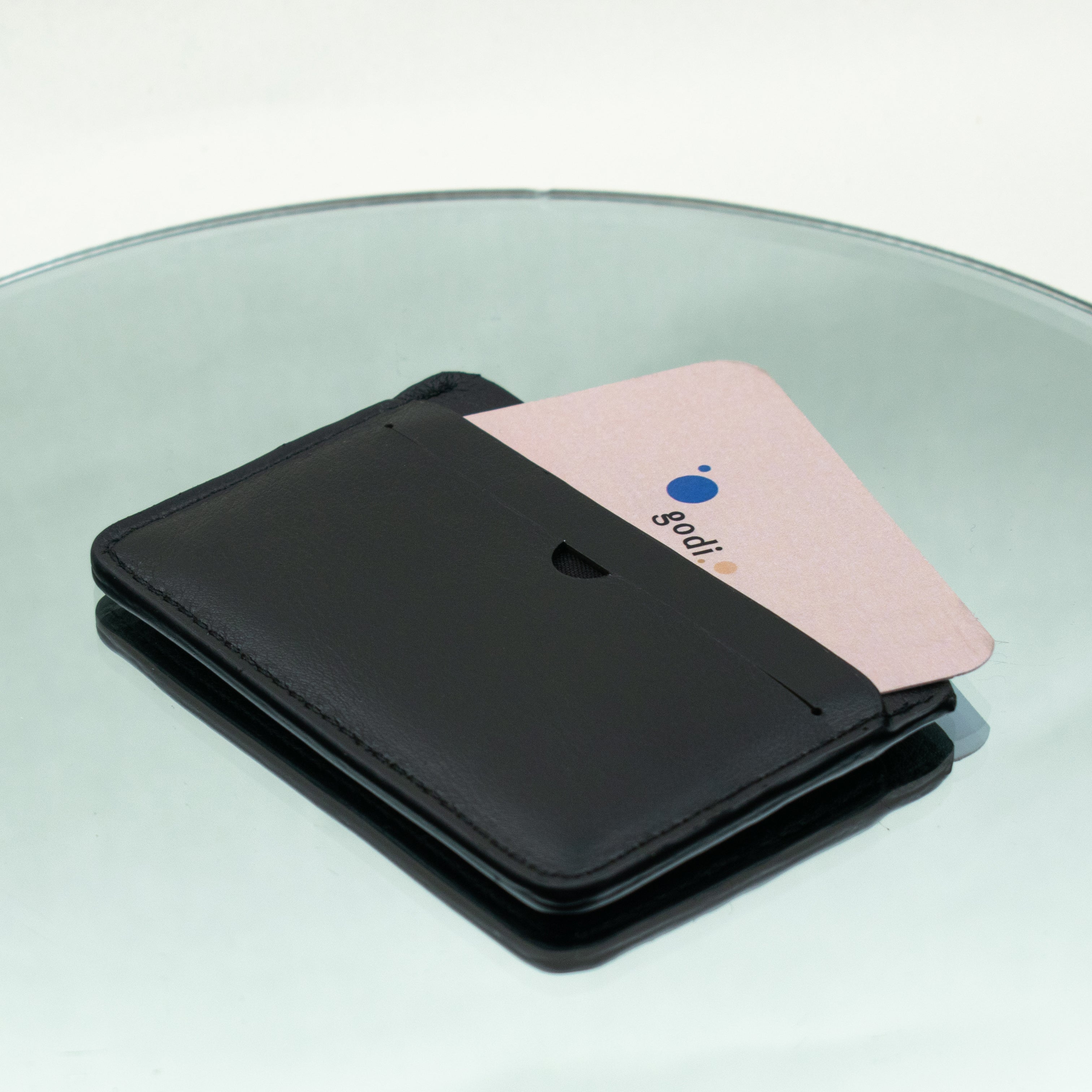 Slim Card Holder in Black
